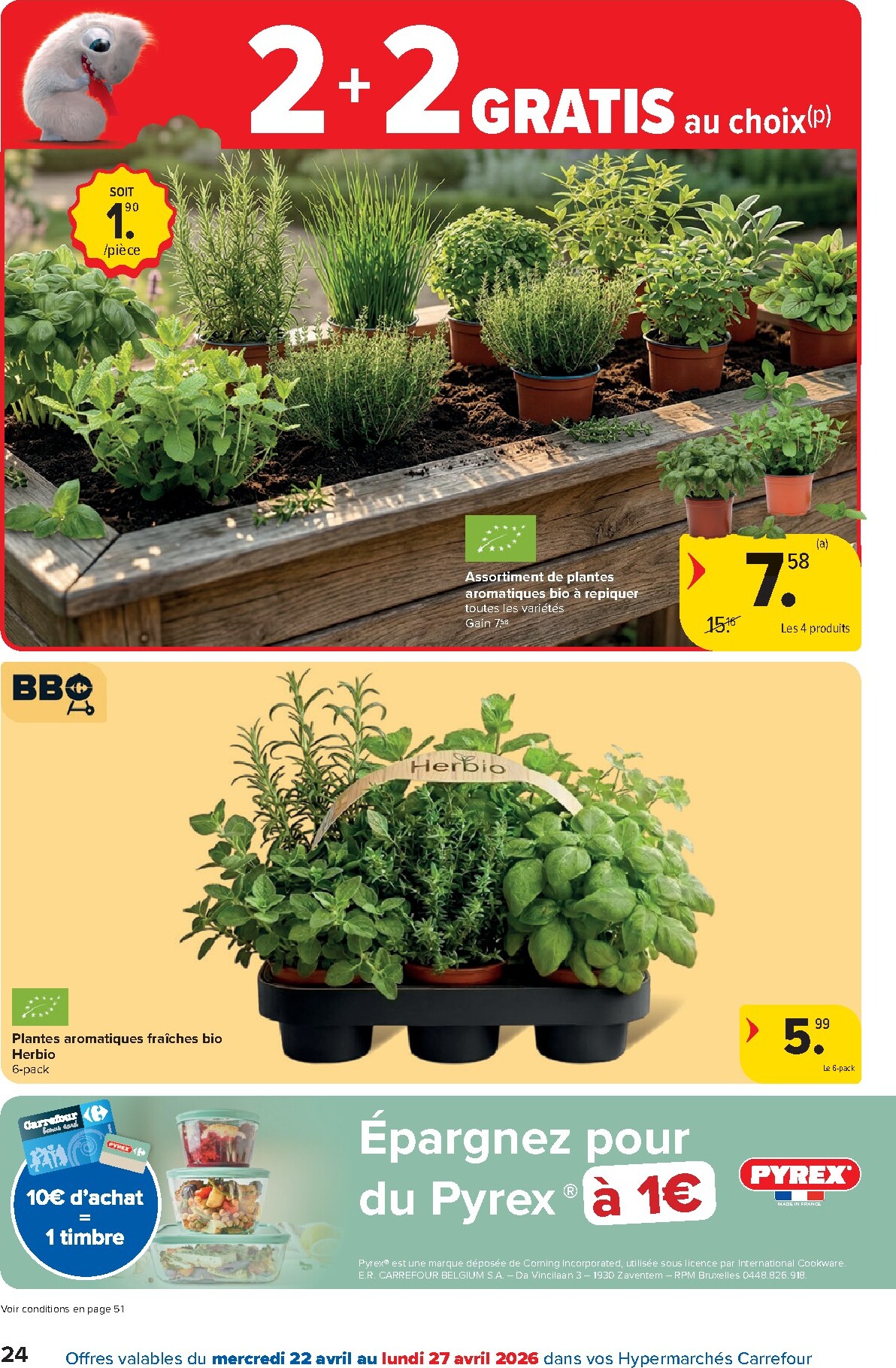 carrefour - Carrefour Hypermarchés folder voor volgende week van woensdag 22/04/2026 tot maandag 04/05/2026 - page: 24