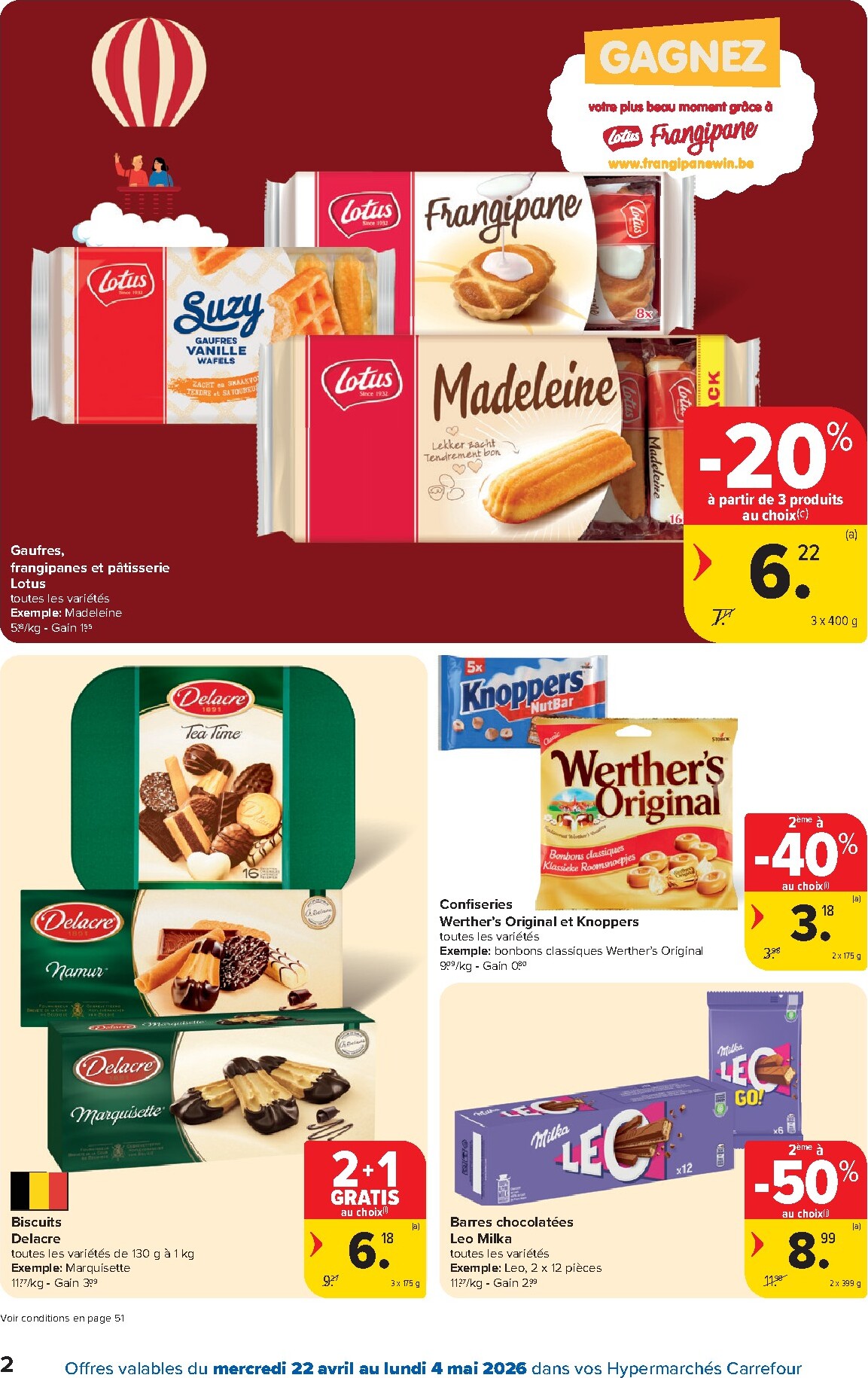 carrefour - Carrefour Hypermarchés folder voor volgende week van woensdag 22/04/2026 tot maandag 04/05/2026 - page: 2