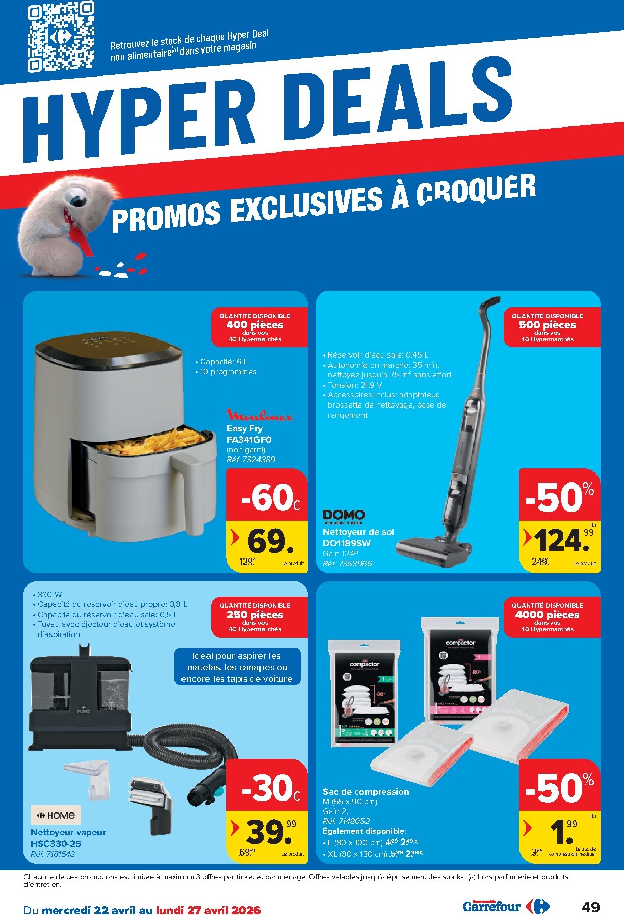 carrefour - Carrefour Hypermarchés folder voor volgende week van woensdag 22/04/2026 tot maandag 04/05/2026 - page: 49