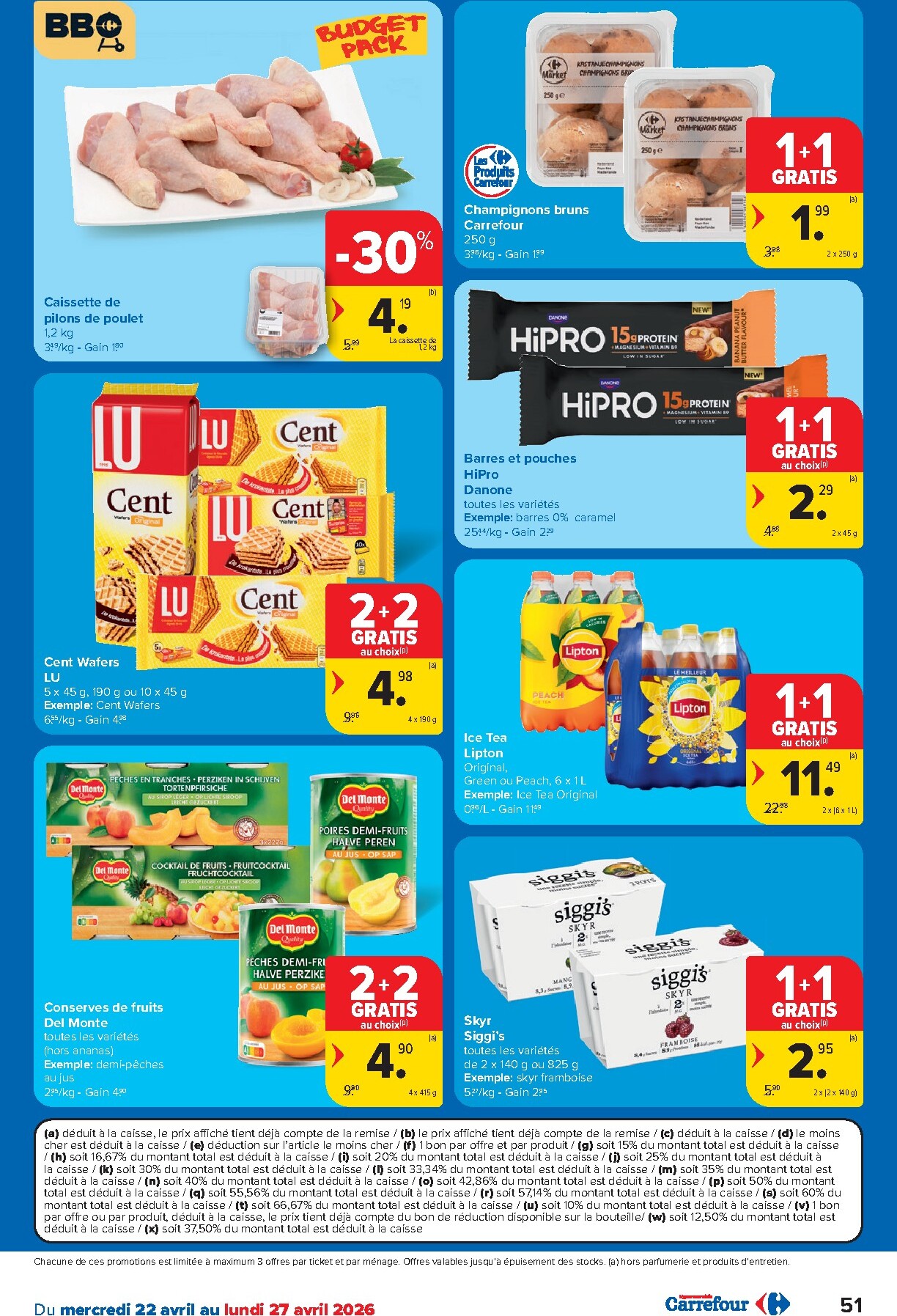 carrefour - Carrefour Hypermarchés folder voor volgende week van woensdag 22/04/2026 tot maandag 04/05/2026 - page: 51