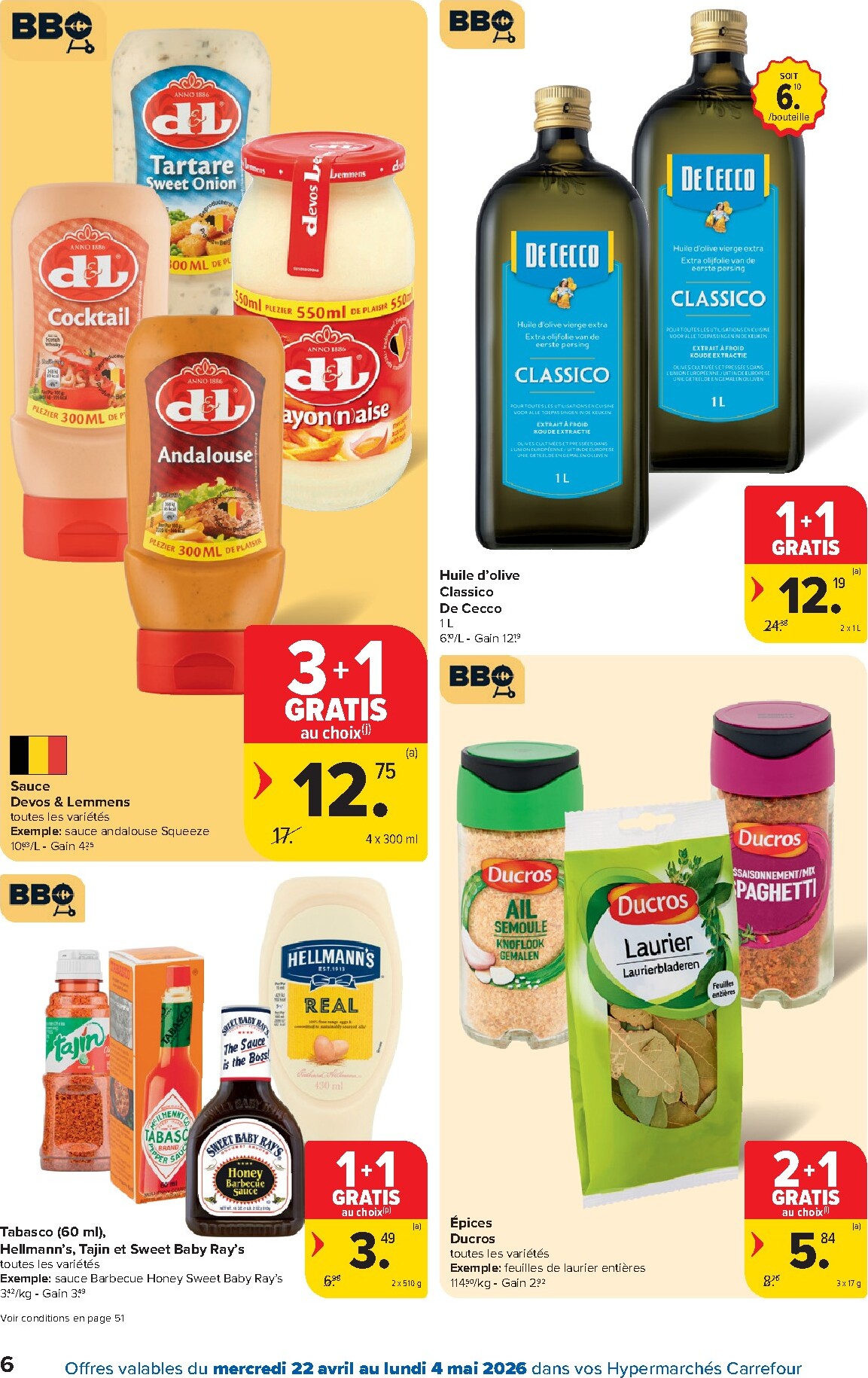 carrefour - Carrefour Hypermarchés folder voor volgende week van woensdag 22/04/2026 tot maandag 04/05/2026 - page: 6