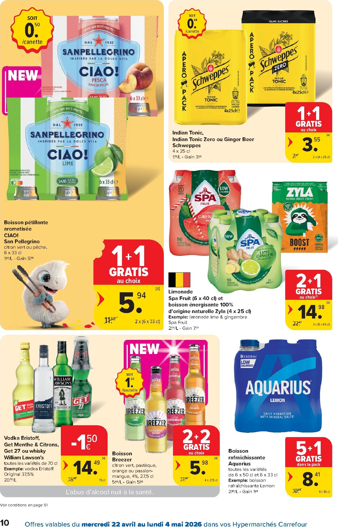 carrefour - Carrefour Hypermarchés folder voor volgende week van woensdag 22/04/2026 tot maandag 04/05/2026 - page: 10