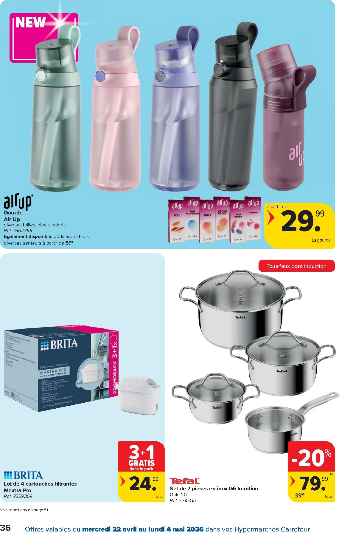 carrefour - Carrefour Hypermarchés folder voor volgende week van woensdag 22/04/2026 tot maandag 04/05/2026 - page: 36