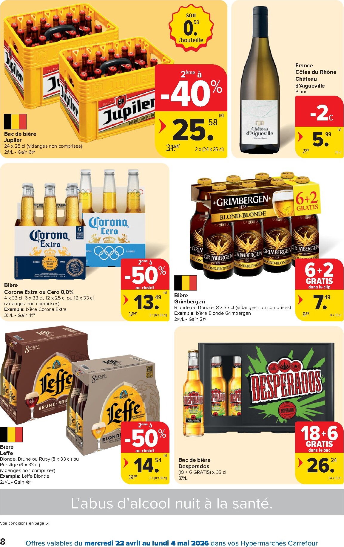 carrefour - Carrefour Hypermarchés folder voor volgende week van woensdag 22/04/2026 tot maandag 04/05/2026 - page: 8