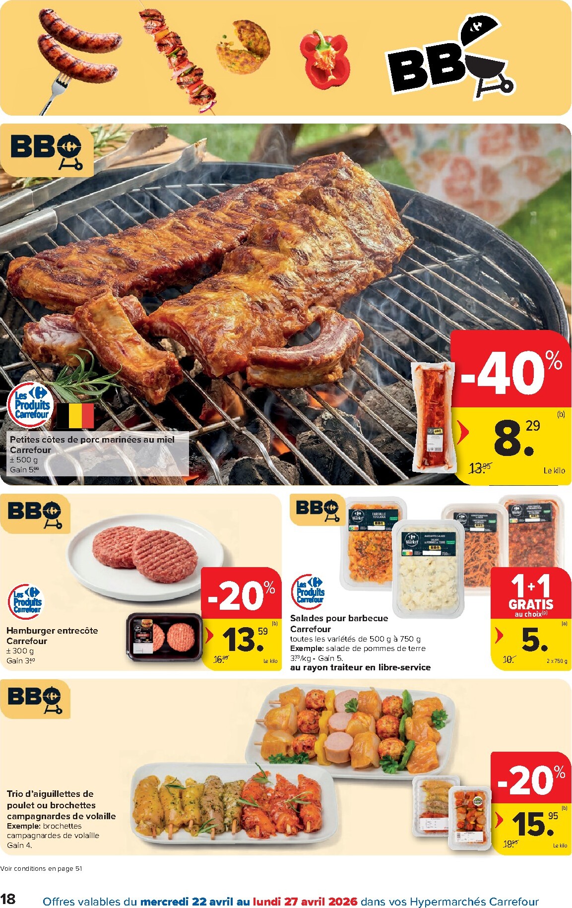 carrefour - Carrefour Hypermarchés folder voor volgende week van woensdag 22/04/2026 tot maandag 04/05/2026 - page: 18