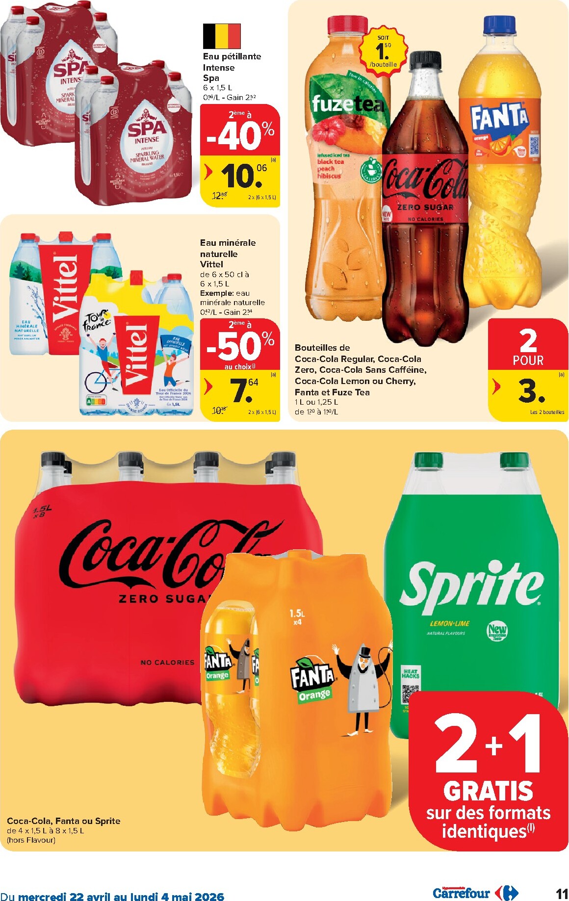 carrefour - Carrefour Hypermarchés folder voor volgende week van woensdag 22/04/2026 tot maandag 04/05/2026 - page: 11