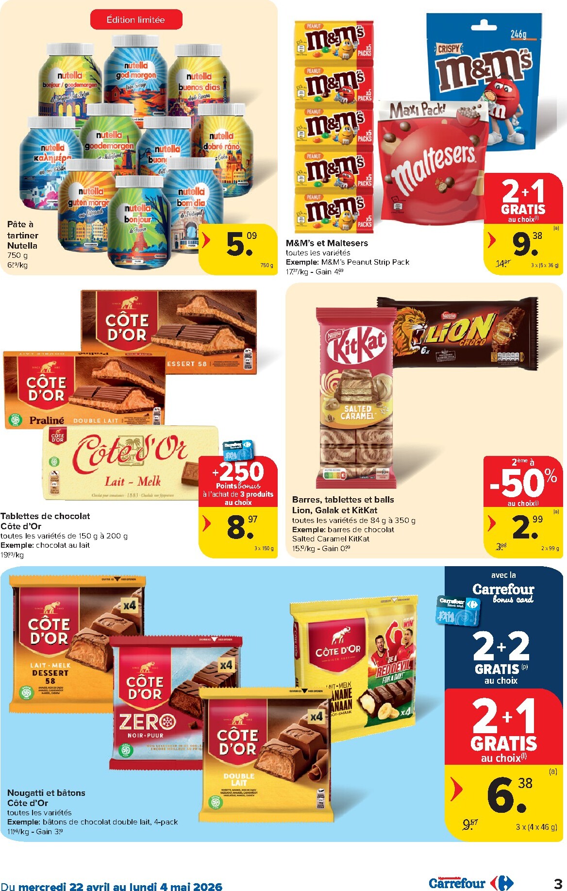 carrefour - Carrefour Hypermarchés folder voor volgende week van woensdag 22/04/2026 tot maandag 04/05/2026 - page: 3