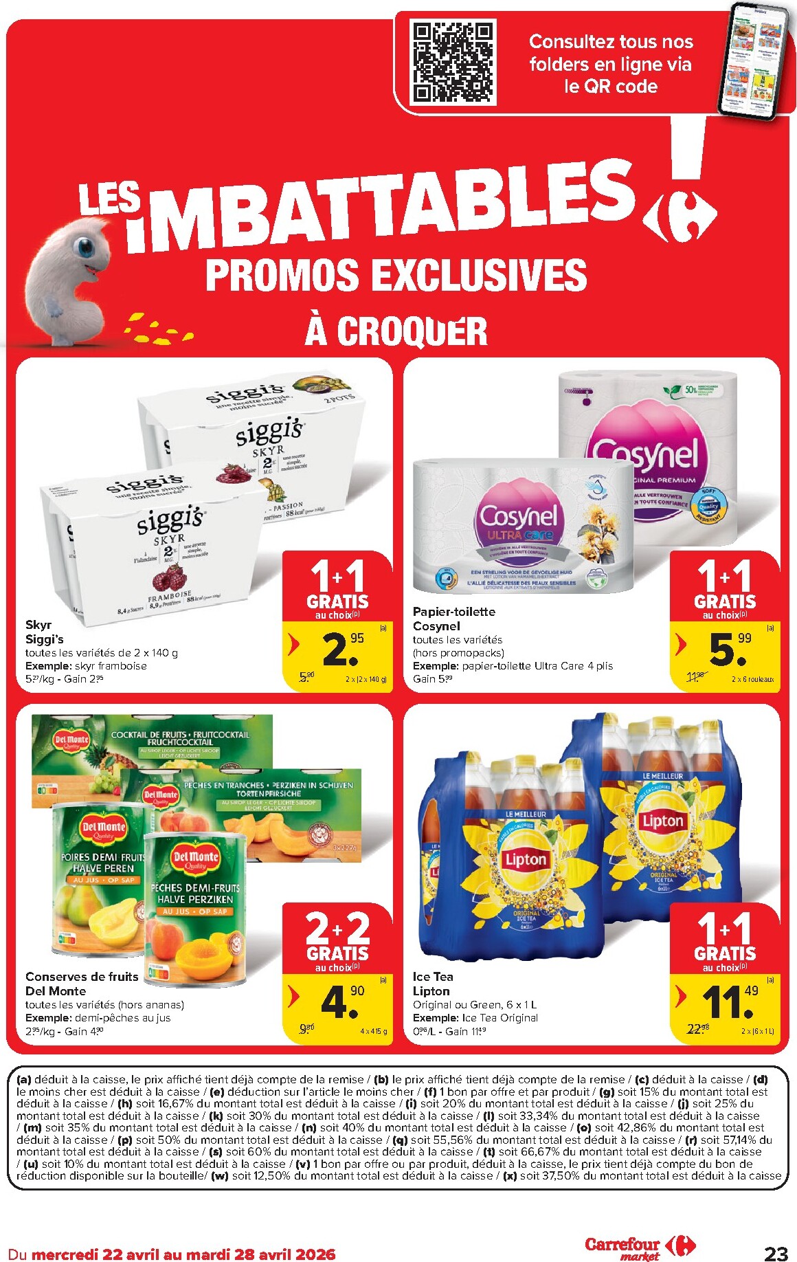 carrefour - Carrefour Market folder voor volgende week van woensdag 22/04/2026 tot dinsdag 28/04/2026 - page: 23