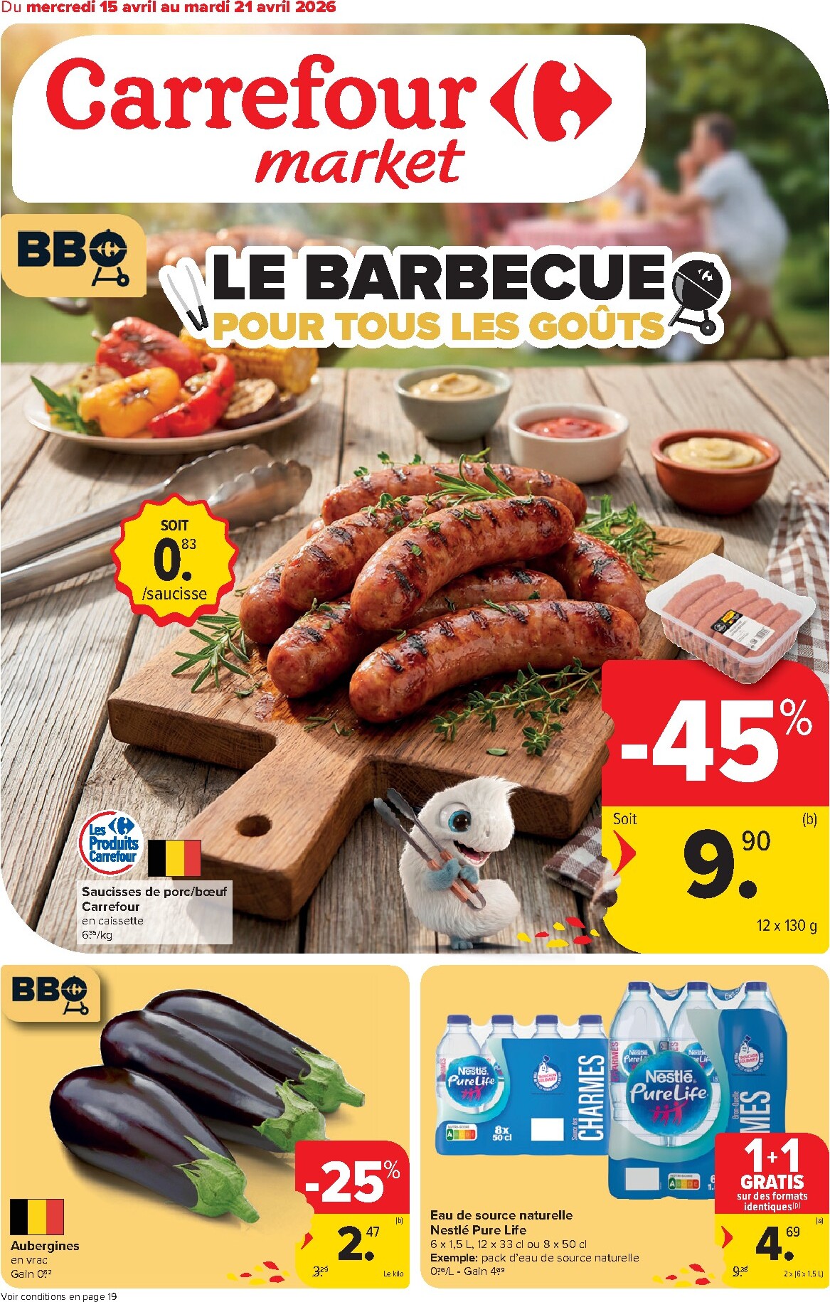 carrefour - Huidige Carrefour Market folder geldig van woensdag 15/04/2026 tot dinsdag 21/04/2026 - page: 1