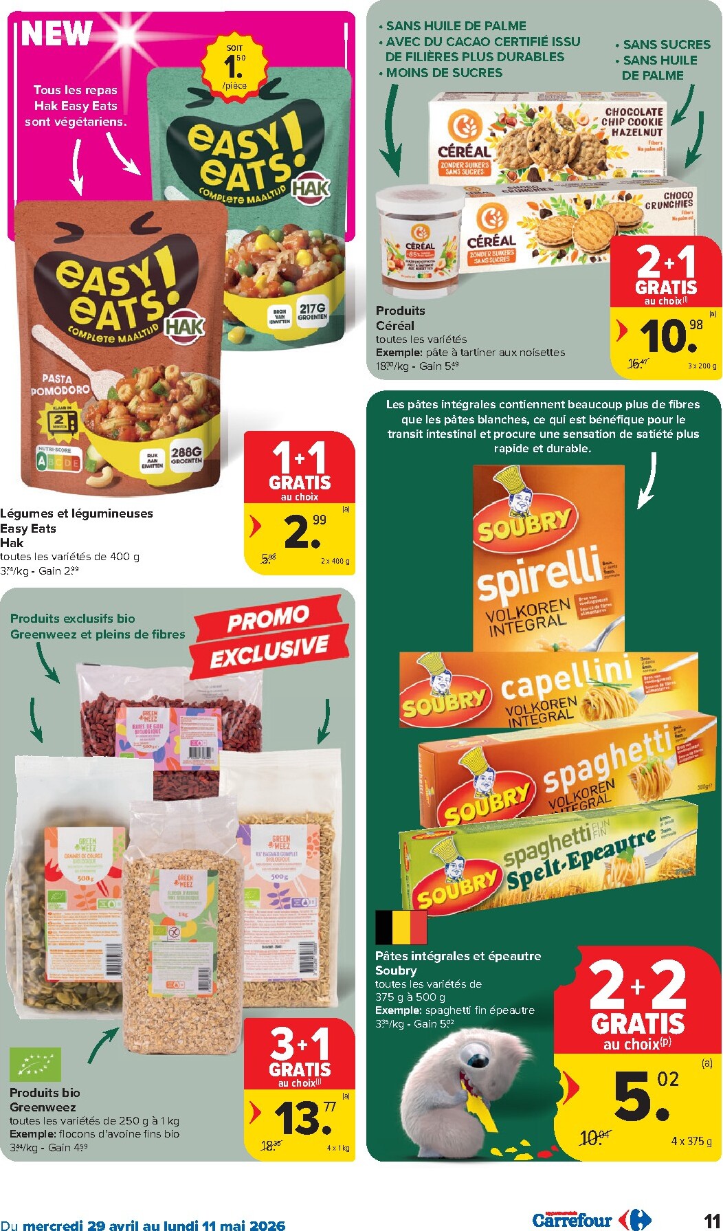carrefour - Carrefour Hypermarchés folder voor volgende week van woensdag 29/04/2026 tot maandag 11/05/2026 - page: 11