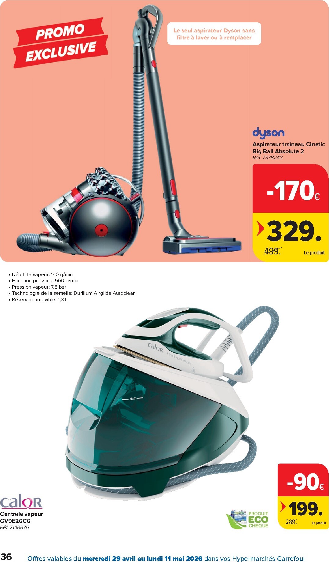 carrefour - Carrefour Hypermarchés folder voor volgende week van woensdag 29/04/2026 tot maandag 11/05/2026 - page: 36