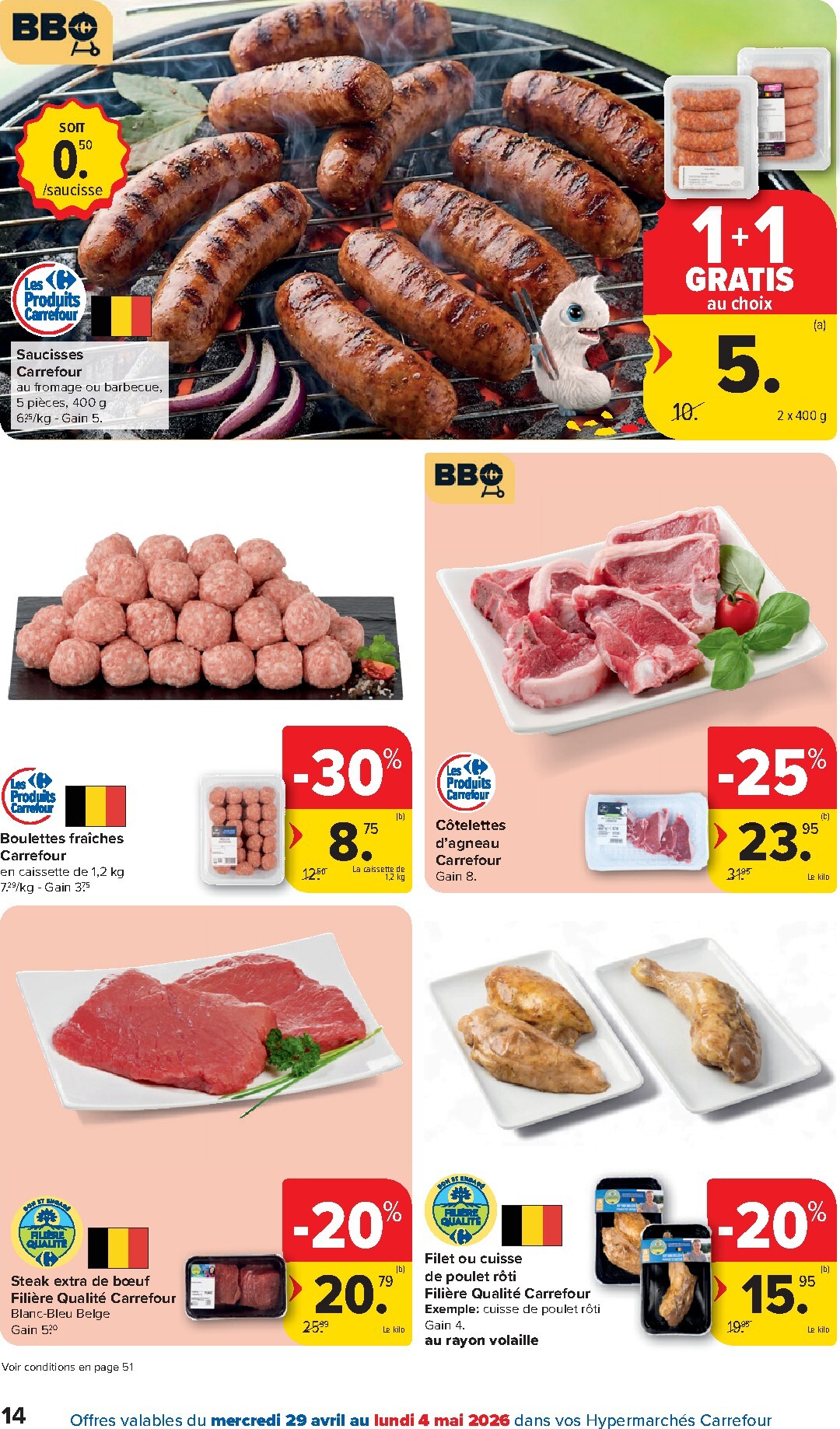 carrefour - Carrefour Hypermarchés folder voor volgende week van woensdag 29/04/2026 tot maandag 11/05/2026 - page: 14