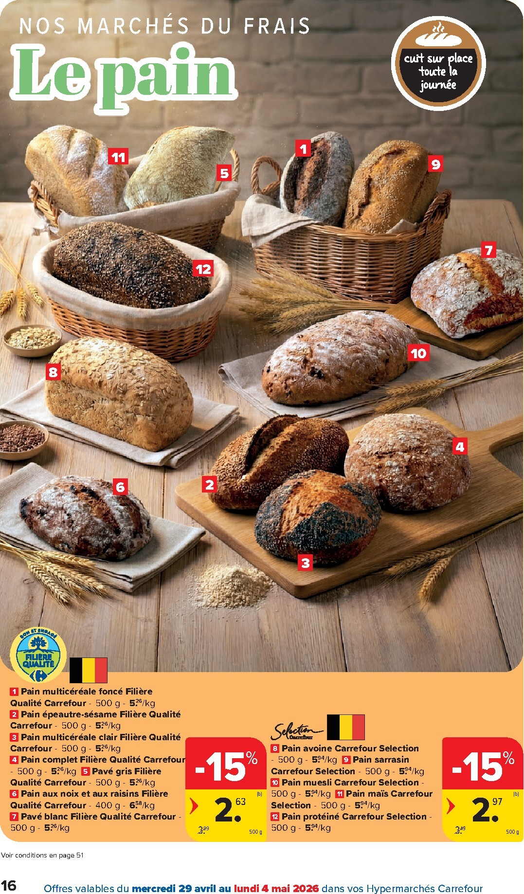 carrefour - Carrefour Hypermarchés folder voor volgende week van woensdag 29/04/2026 tot maandag 11/05/2026 - page: 16