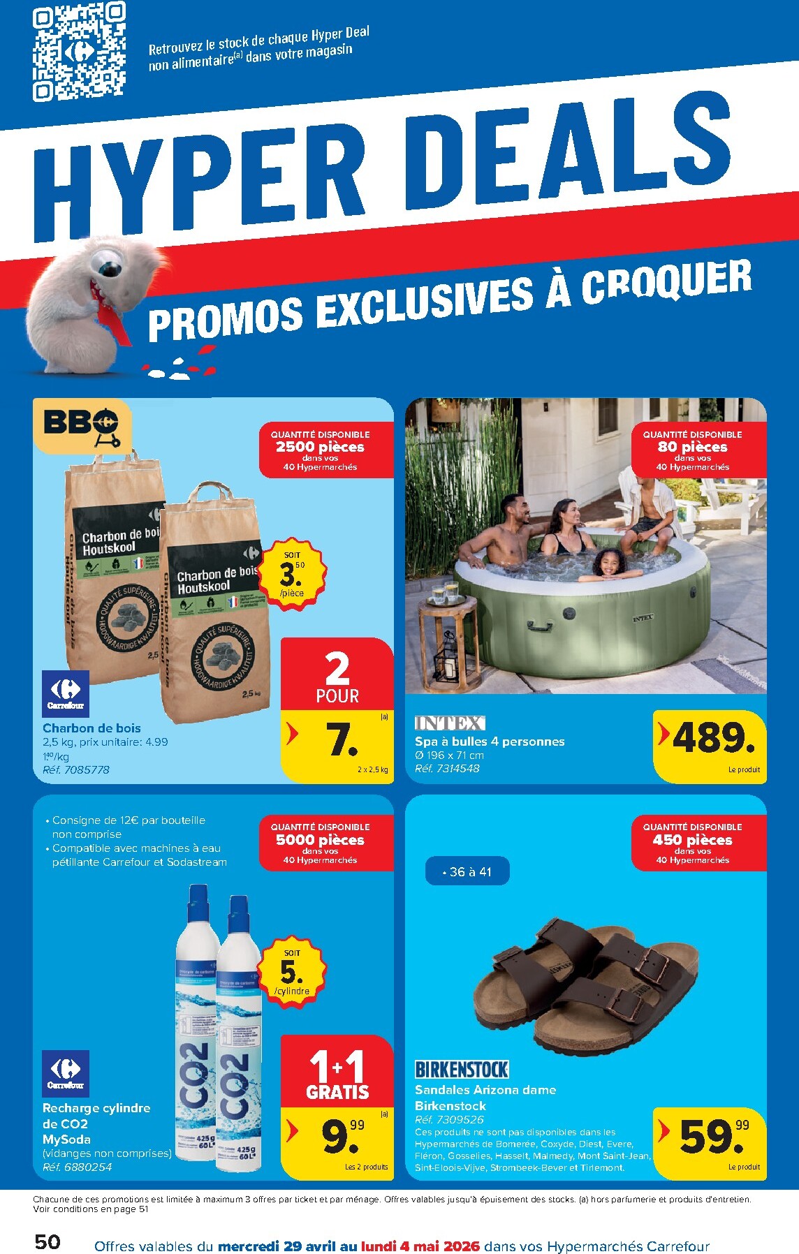 carrefour - Carrefour Hypermarchés folder voor volgende week van woensdag 29/04/2026 tot maandag 11/05/2026 - page: 50