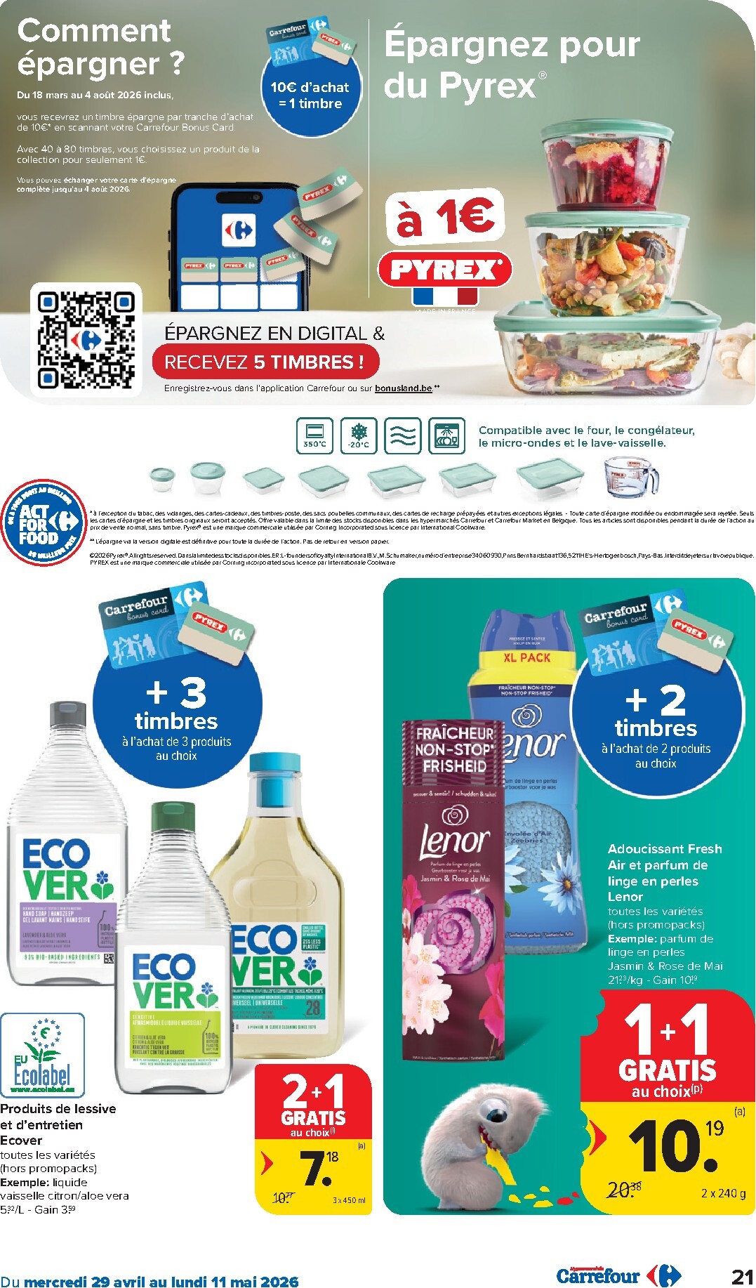 carrefour - Carrefour Hypermarchés folder voor volgende week van woensdag 29/04/2026 tot maandag 11/05/2026 - page: 21