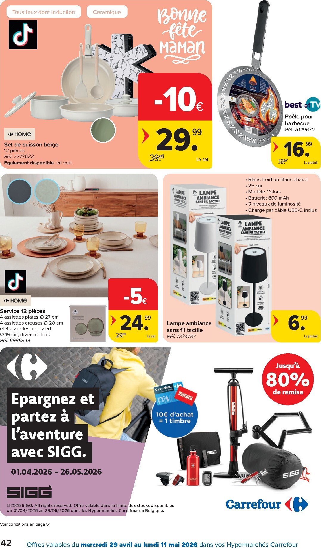 carrefour - Carrefour Hypermarchés folder voor volgende week van woensdag 29/04/2026 tot maandag 11/05/2026 - page: 42