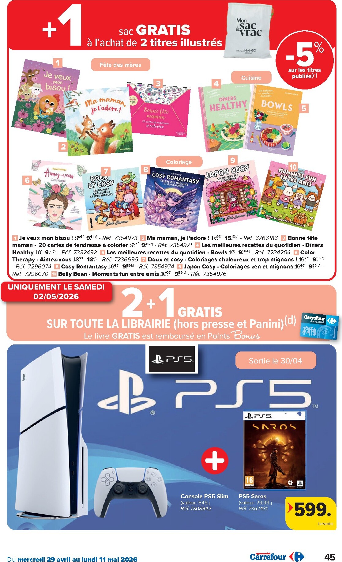 carrefour - Carrefour Hypermarchés folder voor volgende week van woensdag 29/04/2026 tot maandag 11/05/2026 - page: 45