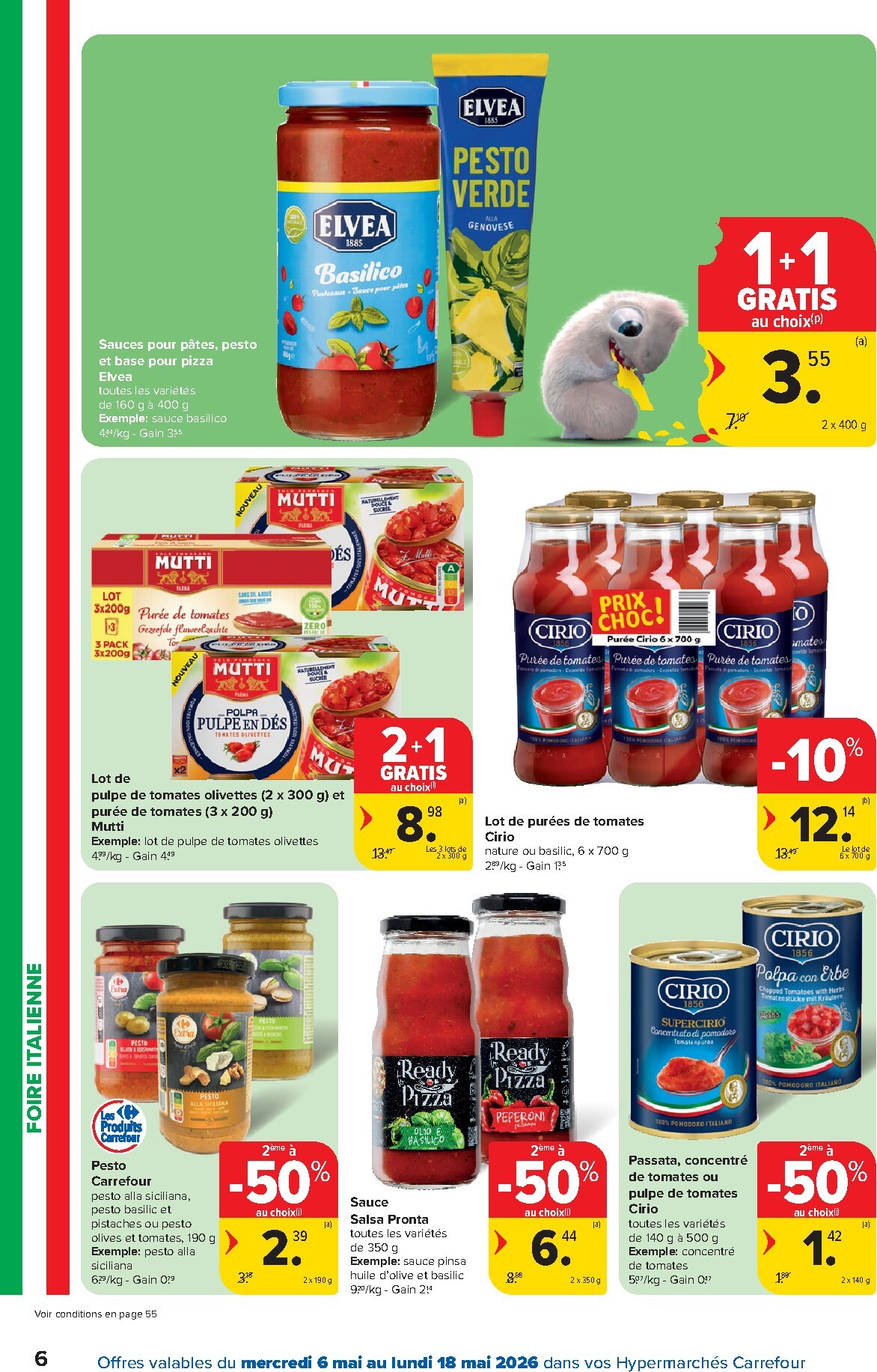 carrefour - Carrefour Hypermarchés folder voor volgende week van woensdag 06/05/2026 tot maandag 18/05/2026 - page: 6