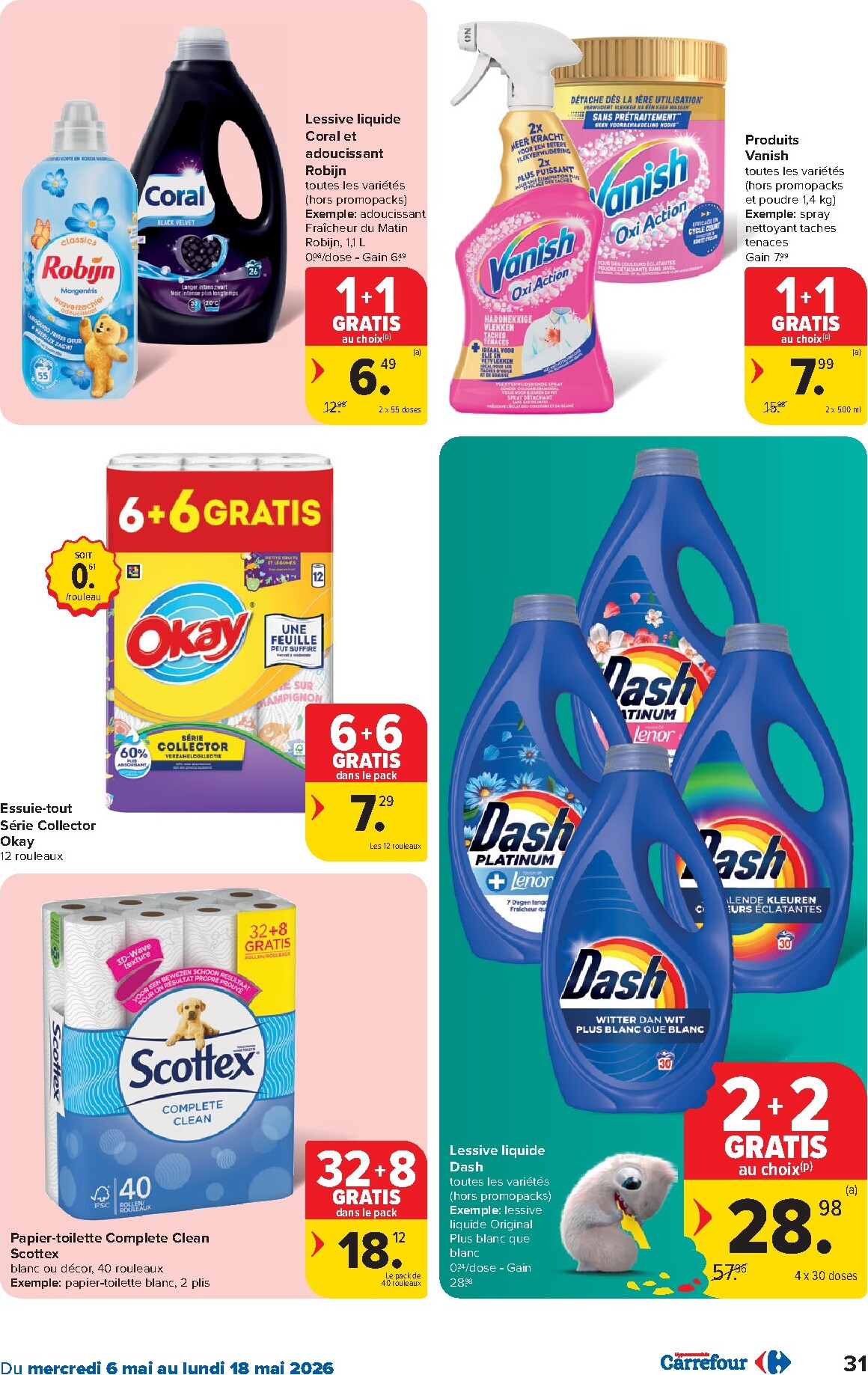 carrefour - Carrefour Hypermarchés folder voor volgende week van woensdag 06/05/2026 tot maandag 18/05/2026 - page: 31