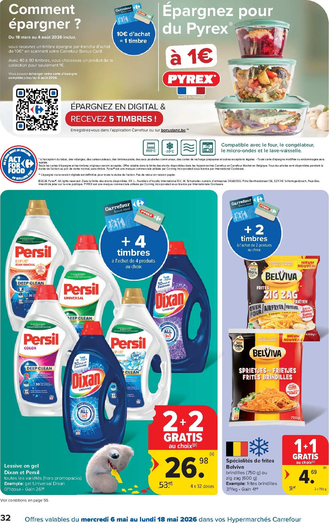 carrefour - Carrefour Hypermarchés folder voor volgende week van woensdag 06/05/2026 tot maandag 18/05/2026 - page: 32