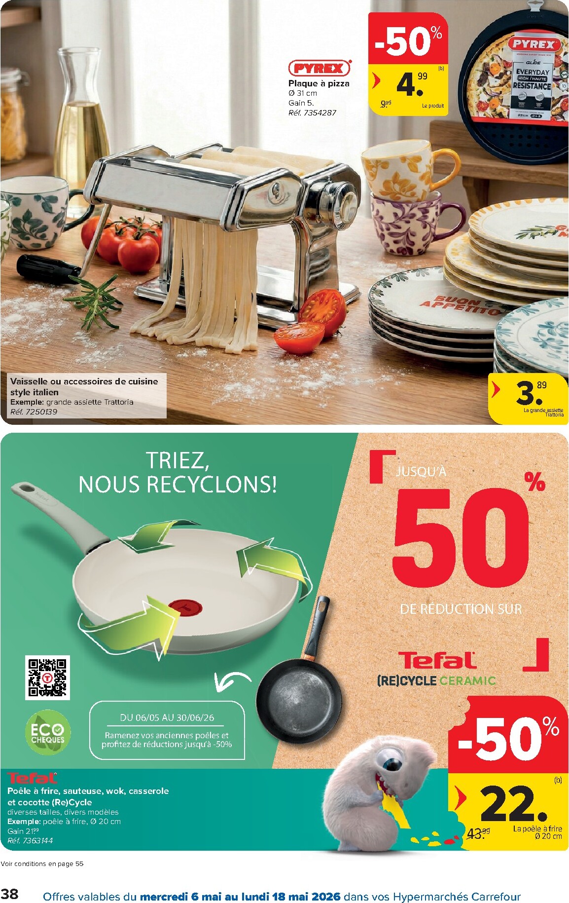 carrefour - Carrefour Hypermarchés folder voor volgende week van woensdag 06/05/2026 tot maandag 18/05/2026 - page: 38