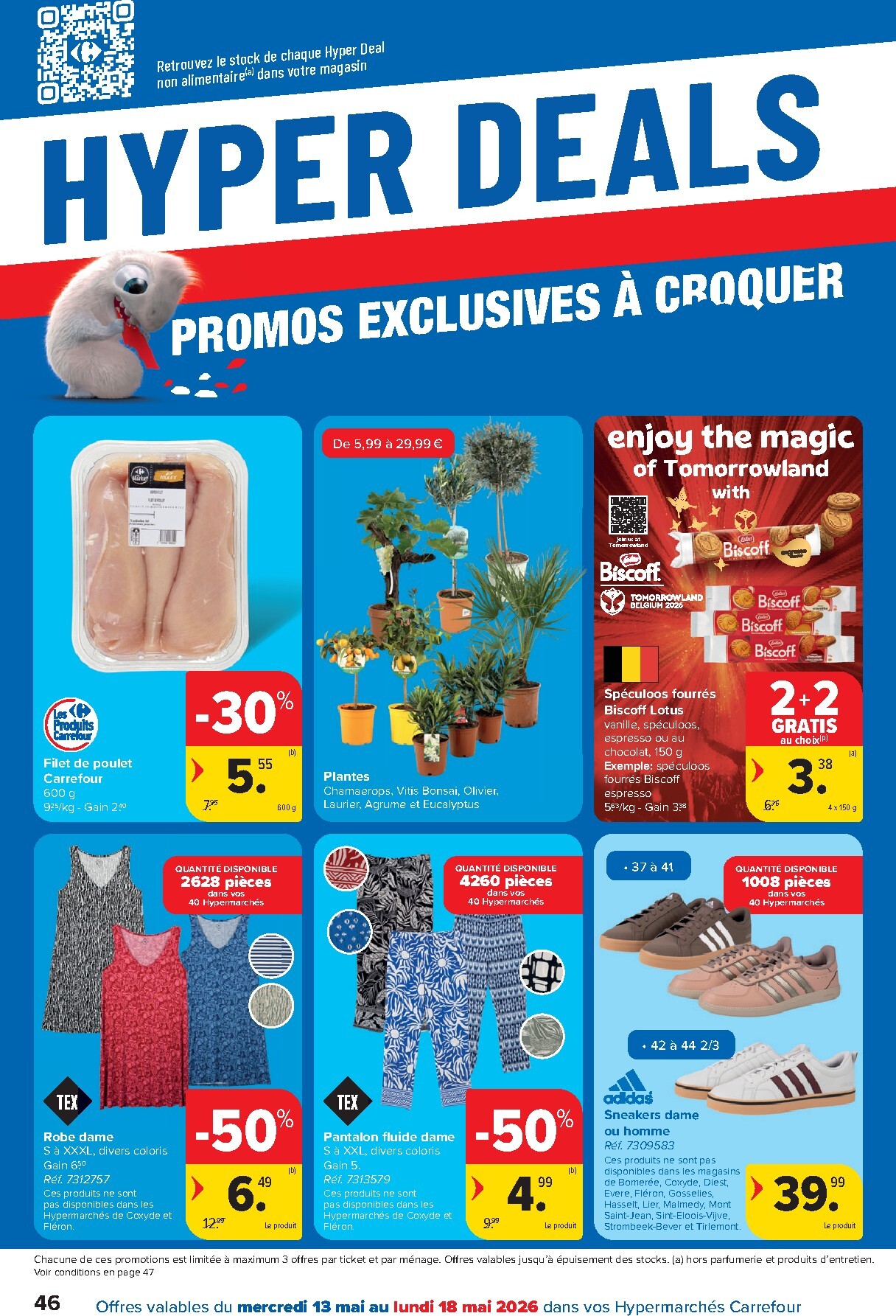 carrefour - Carrefour Hypermarchés folder voor volgende week van woensdag 13/05/2026 tot dinsdag 26/05/2026 - page: 46