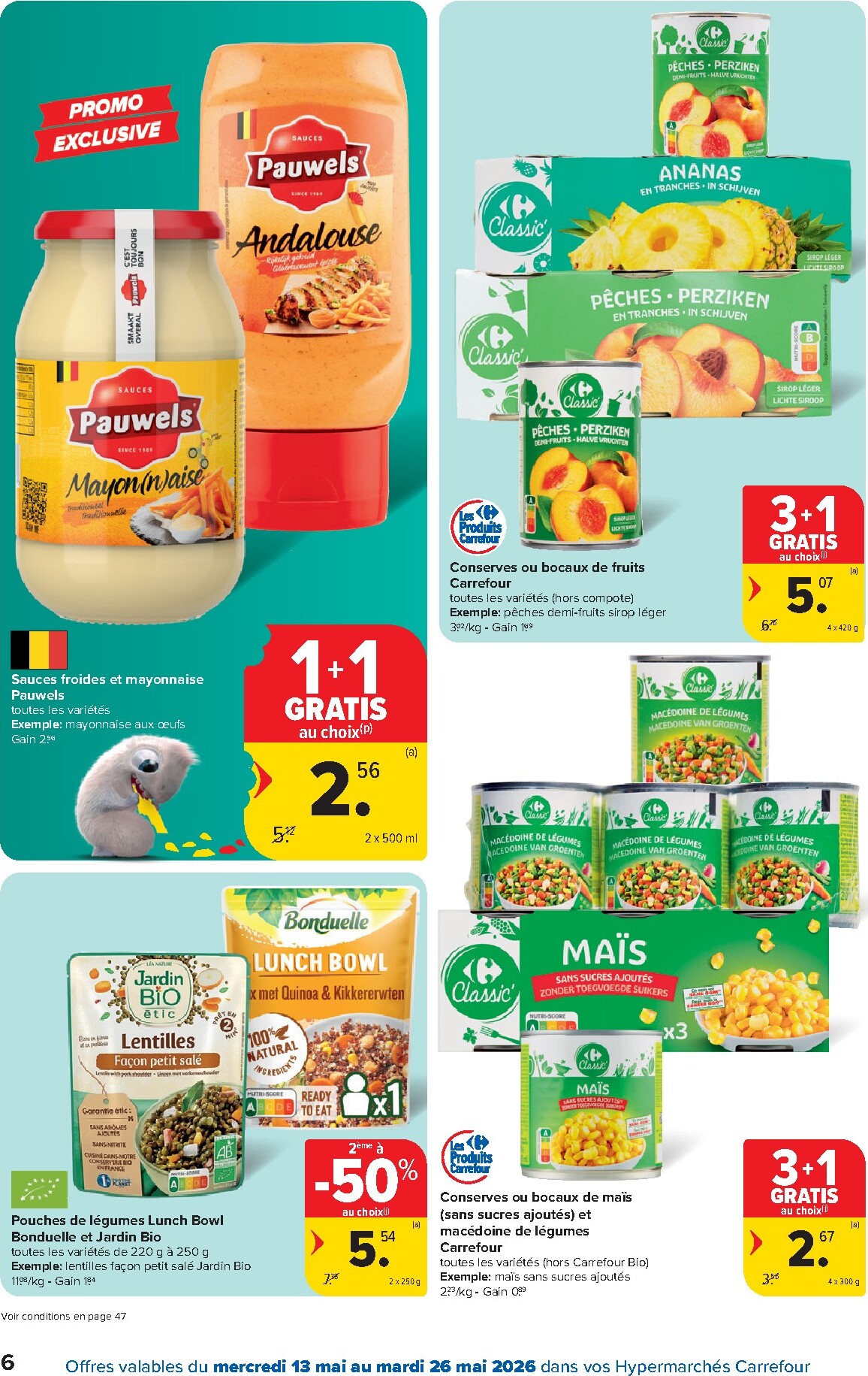 carrefour - Carrefour Hypermarchés folder voor volgende week van woensdag 13/05/2026 tot dinsdag 26/05/2026 - page: 6