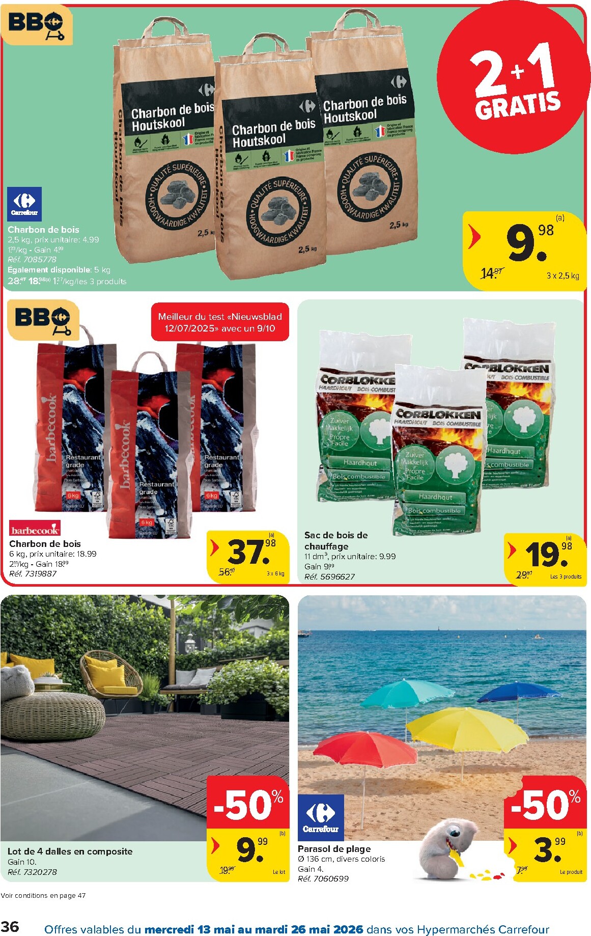 carrefour - Carrefour Hypermarchés folder voor volgende week van woensdag 13/05/2026 tot dinsdag 26/05/2026 - page: 36