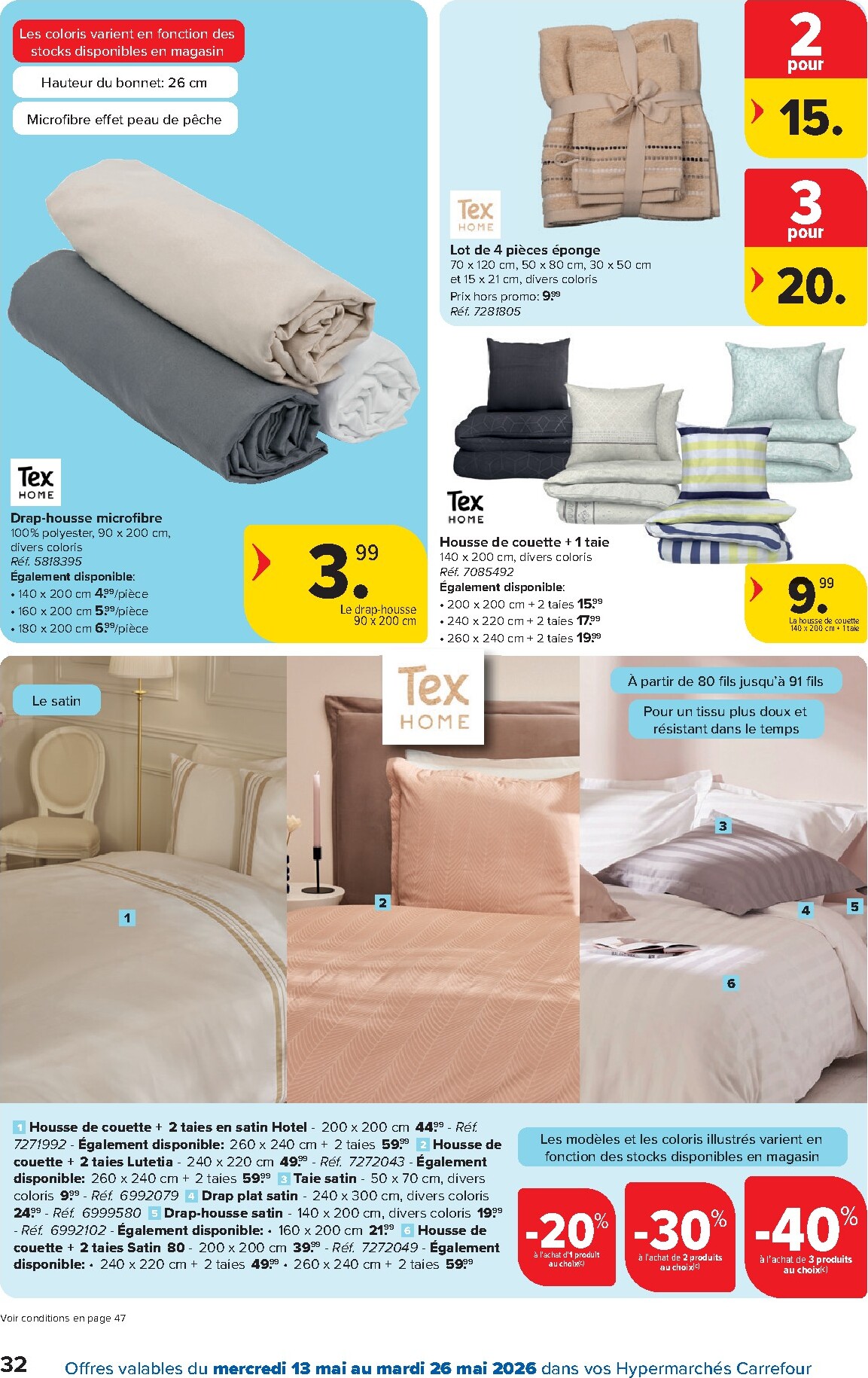 carrefour - Carrefour Hypermarchés folder voor volgende week van woensdag 13/05/2026 tot dinsdag 26/05/2026 - page: 32