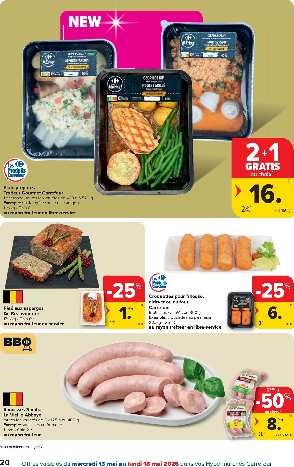 carrefour - Carrefour Hypermarchés folder voor volgende week van woensdag 13/05/2026 tot dinsdag 26/05/2026 - page: 20