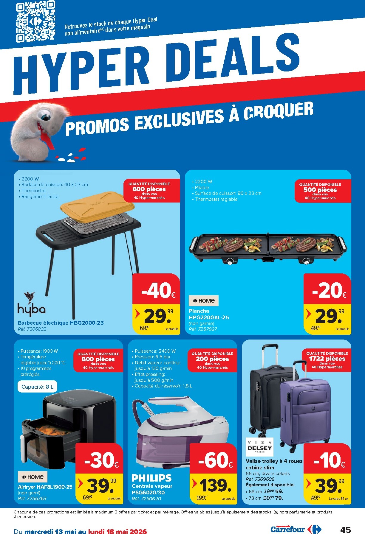 carrefour - Carrefour Hypermarchés folder voor volgende week van woensdag 13/05/2026 tot dinsdag 26/05/2026 - page: 45