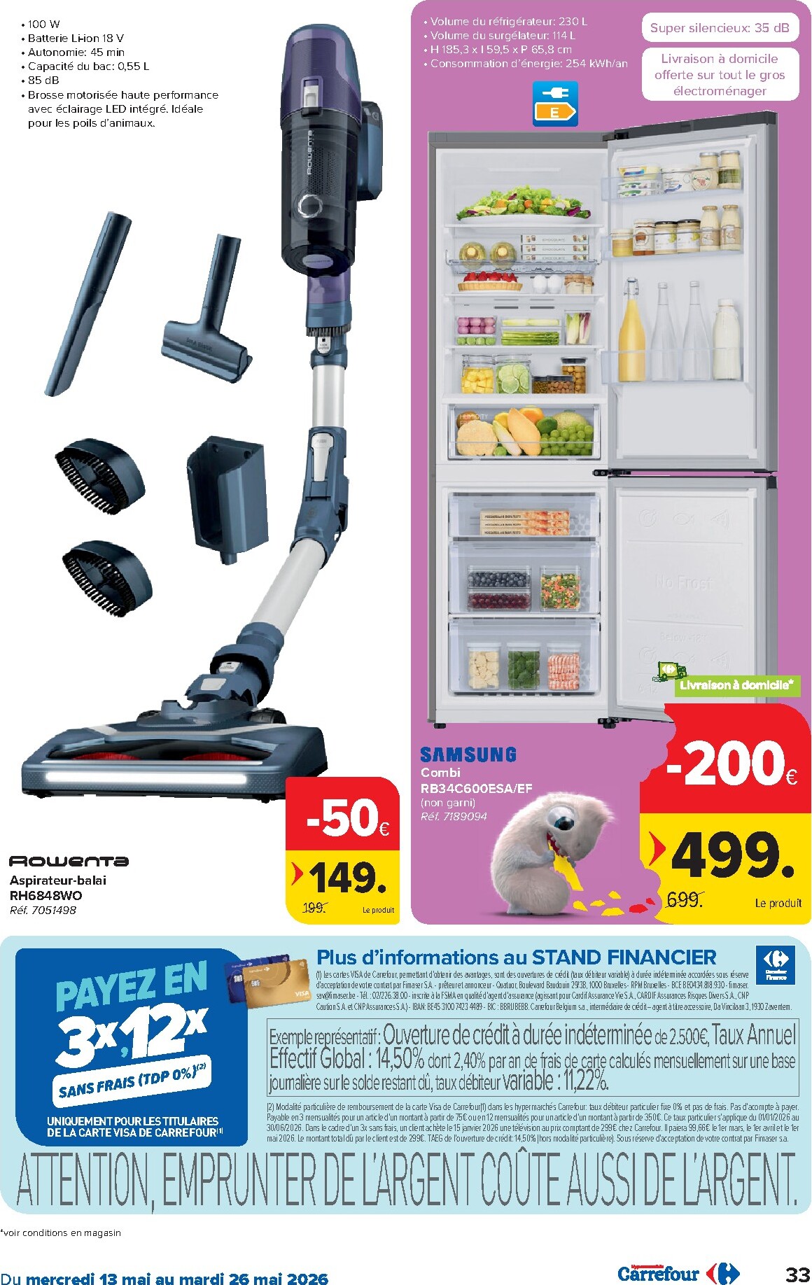 carrefour - Carrefour Hypermarchés folder voor volgende week van woensdag 13/05/2026 tot dinsdag 26/05/2026 - page: 33