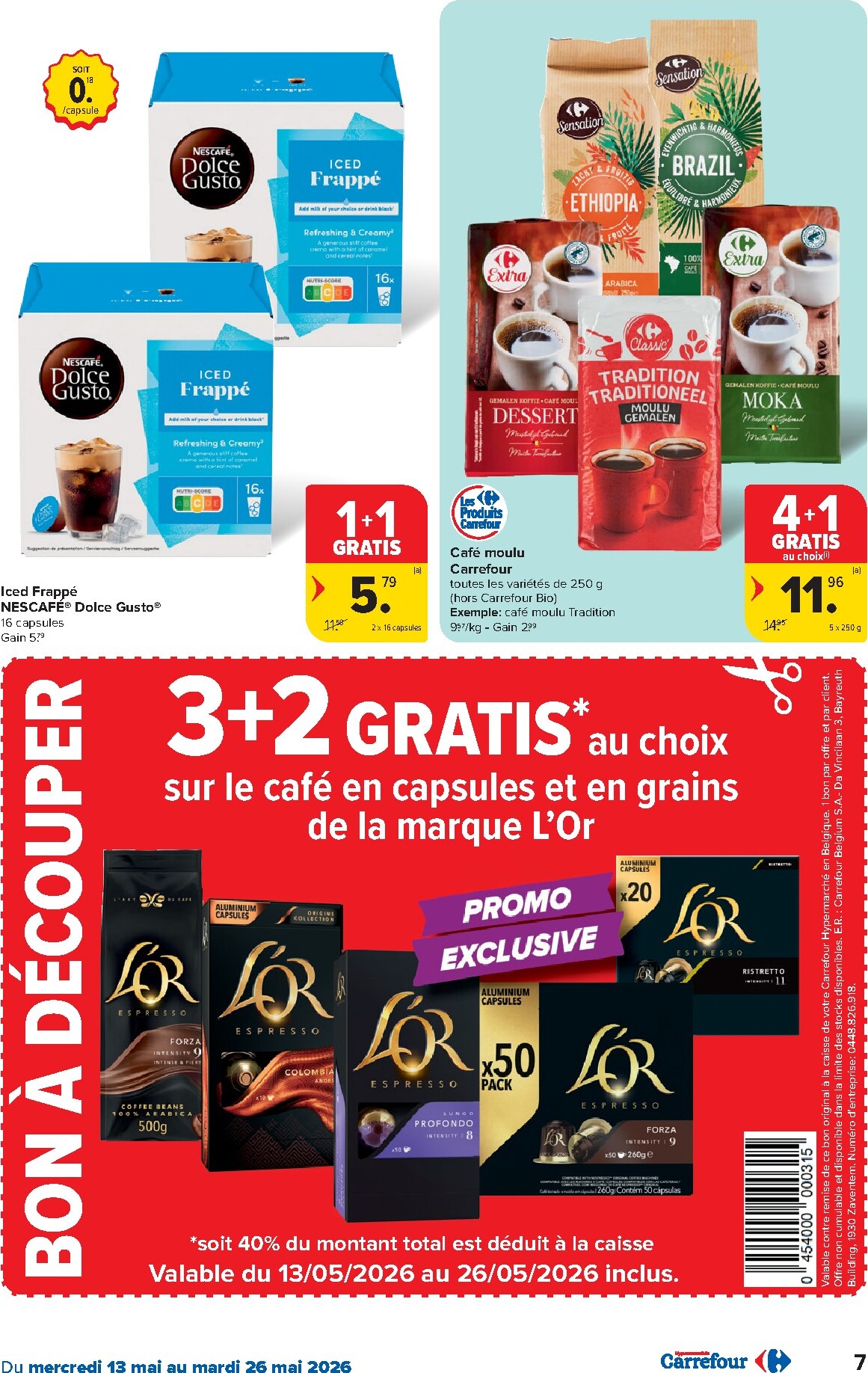 carrefour - Carrefour Hypermarchés folder voor volgende week van woensdag 13/05/2026 tot dinsdag 26/05/2026 - page: 7