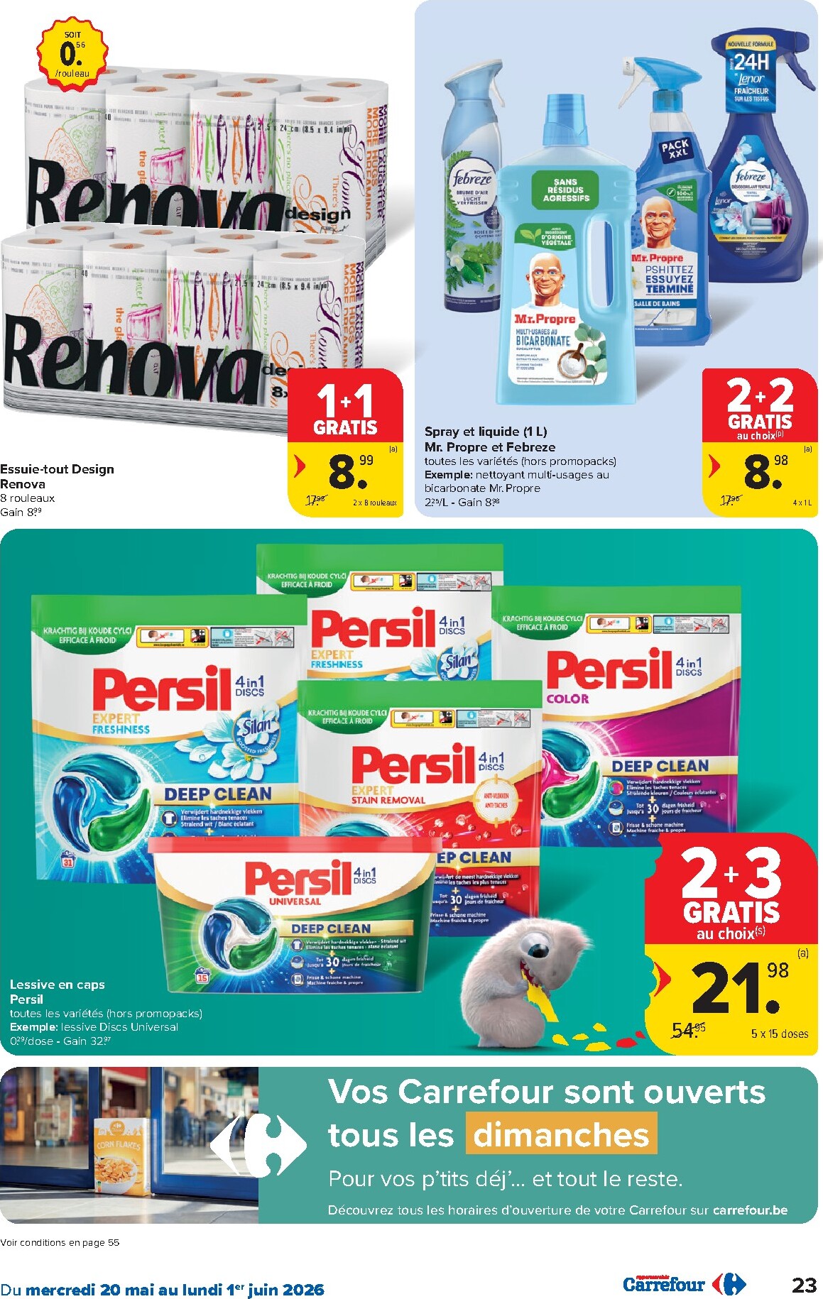 carrefour - Carrefour Hypermarchés folder voor volgende week van woensdag 20/05/2026 tot maandag 01/06/2026 - page: 23