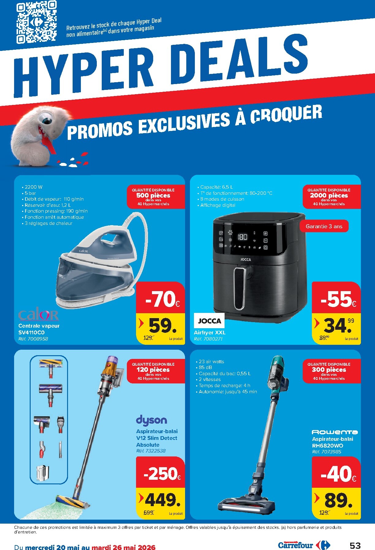 carrefour - Carrefour Hypermarchés folder voor volgende week van woensdag 20/05/2026 tot maandag 01/06/2026 - page: 53