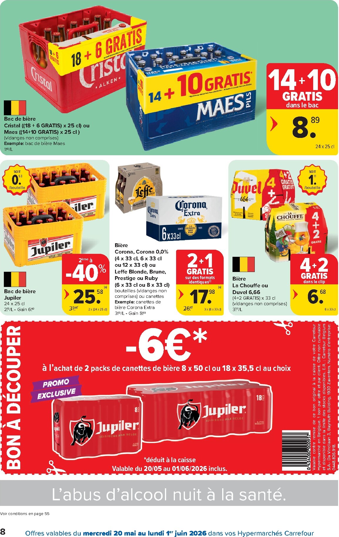 carrefour - Carrefour Hypermarchés folder voor volgende week van woensdag 20/05/2026 tot maandag 01/06/2026 - page: 8