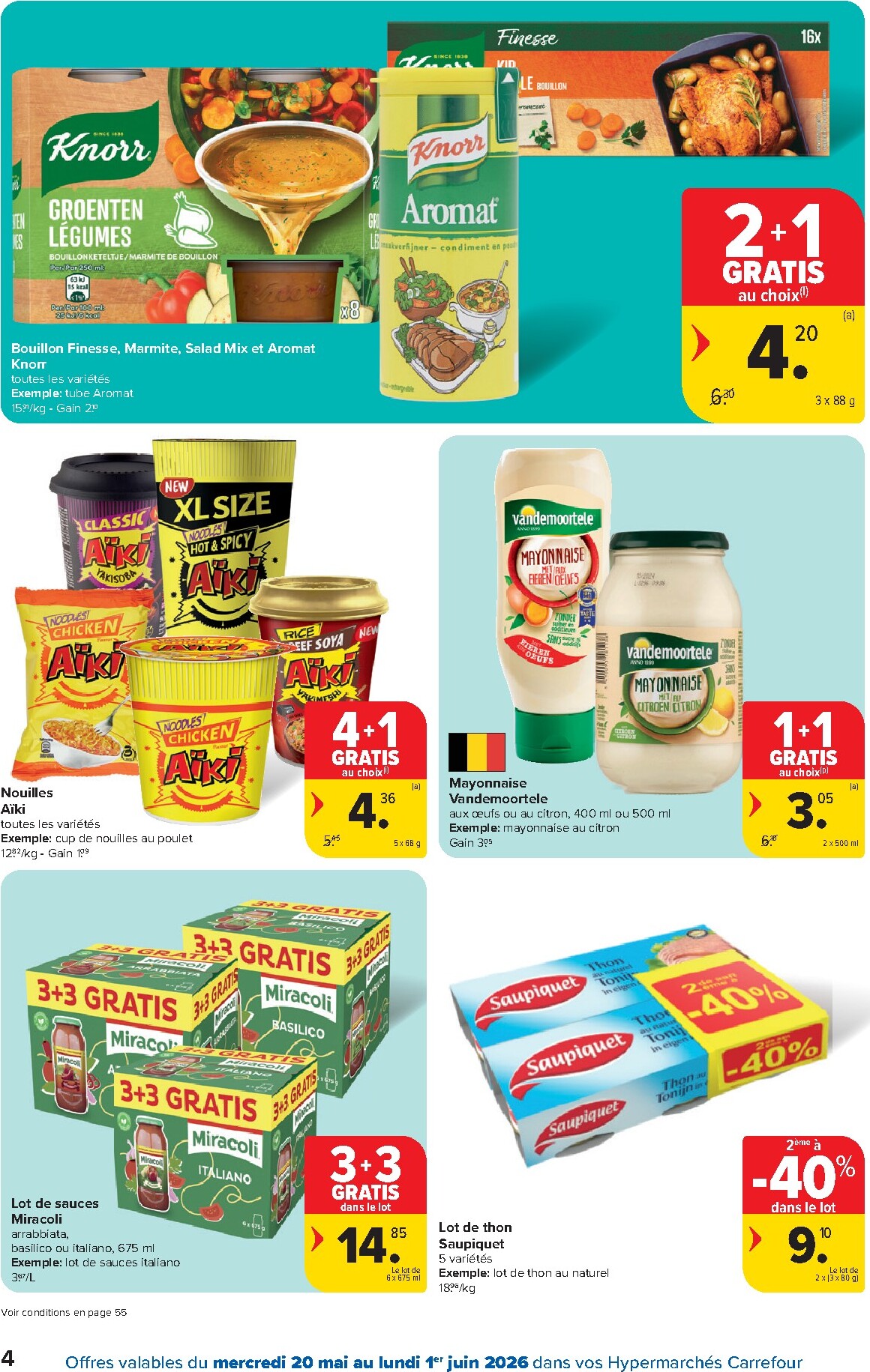 carrefour - Carrefour Hypermarchés folder voor volgende week van woensdag 20/05/2026 tot maandag 01/06/2026 - page: 4