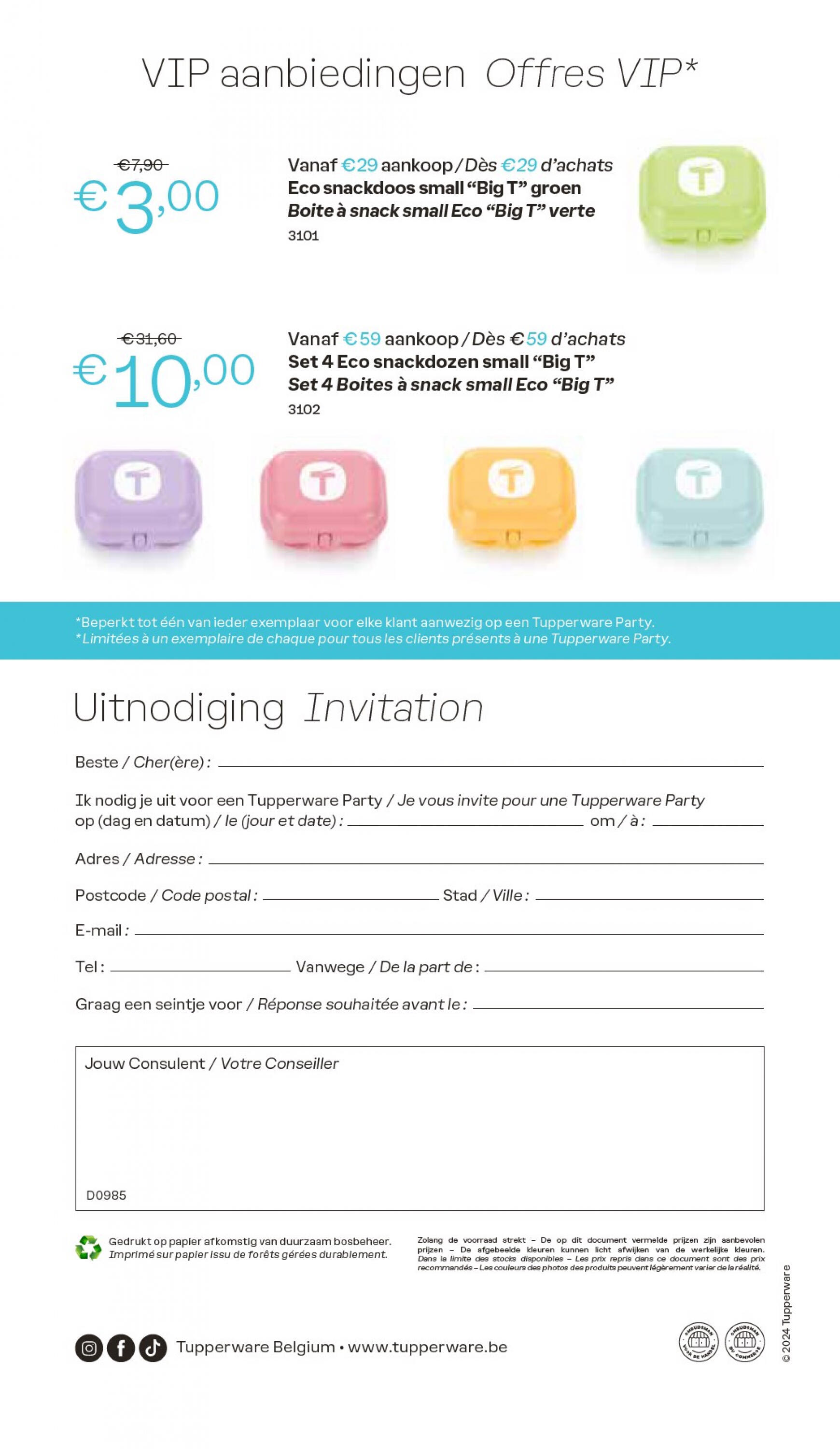 tupperware - Tupperware - Maandelijkse promoties folder huidig 01.04. - 05.05. - page: 12