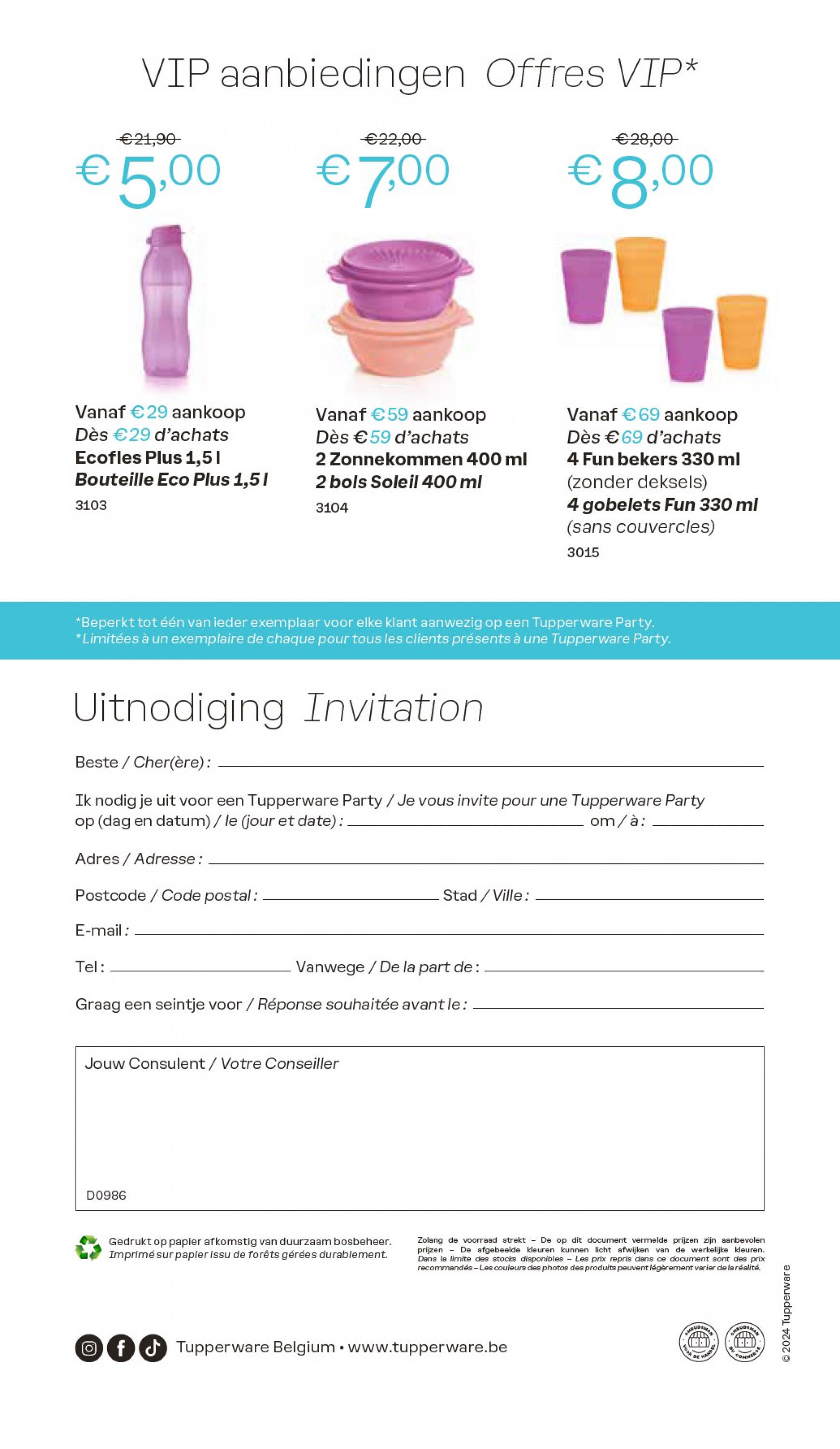 tupperware - Tupperware - Maandelijkse promoties folder huidig 06.05. - 02.06. - page: 12