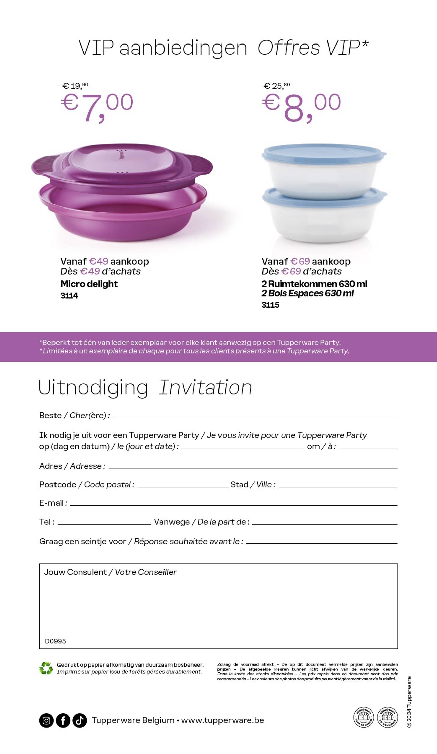 tupperware - Tupperware - Maandelijkse promoties folder geldig vanaf 04.11. - 01.12. - page: 12