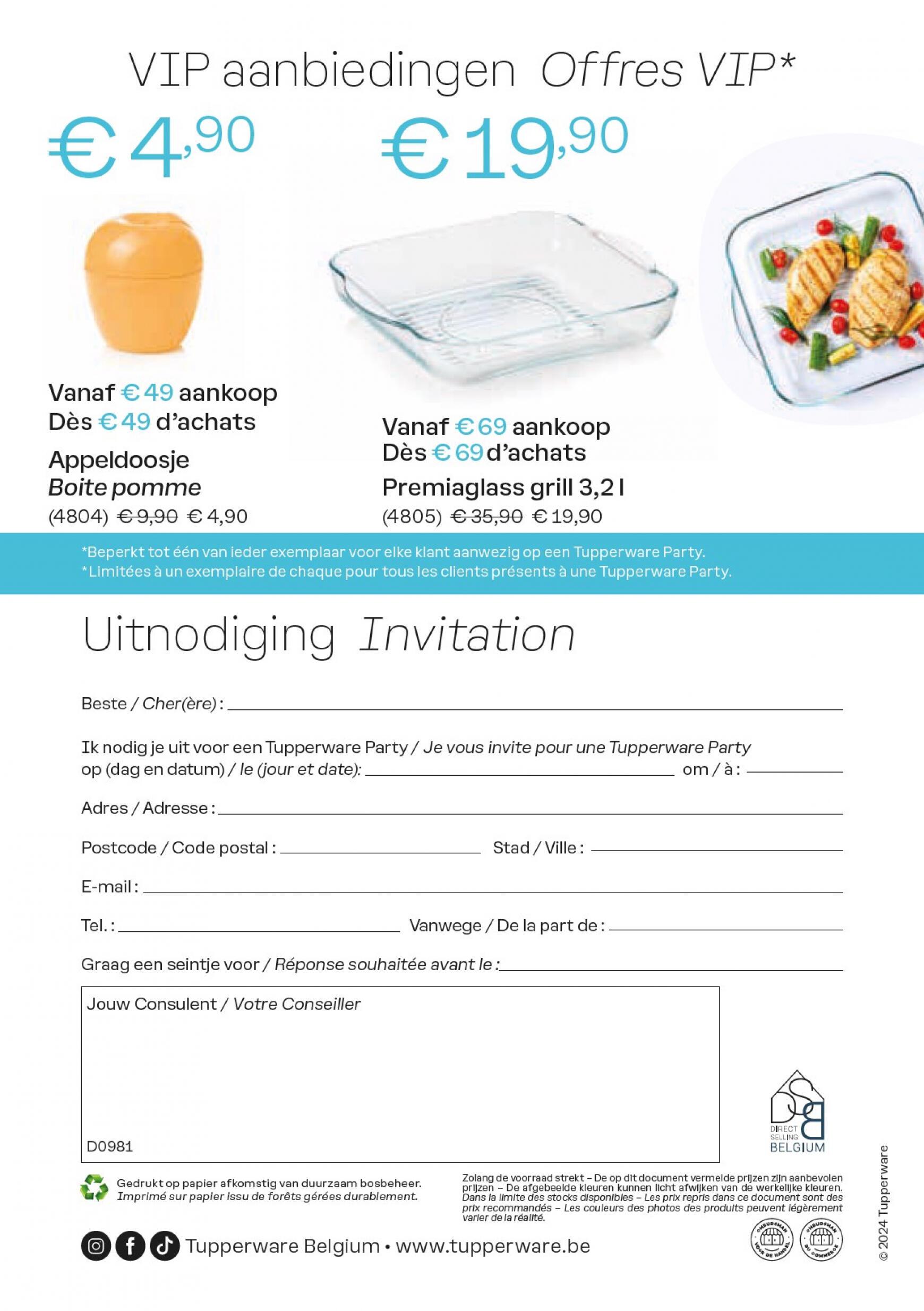 tupperware - Tupperware - Maandelijkse promoties geldig vanaf 01.01.2024 - page: 12