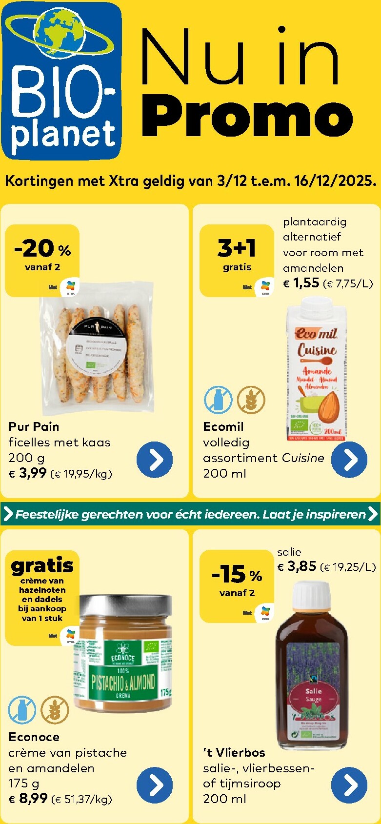 bio-planet - De Bio-Planet folder geldig vanaf 03/12 t/m 16/12 - page: 1
