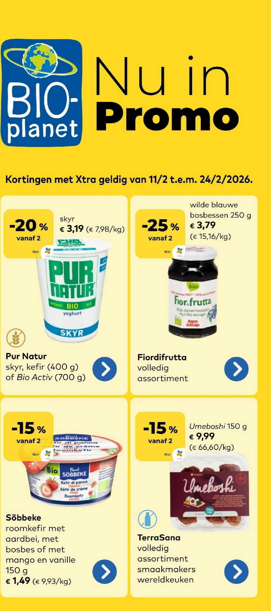 bio-planet - De Bio-Planet folder geldig vanaf 11/02/2026 t/m 24/02/2026 - page: 1