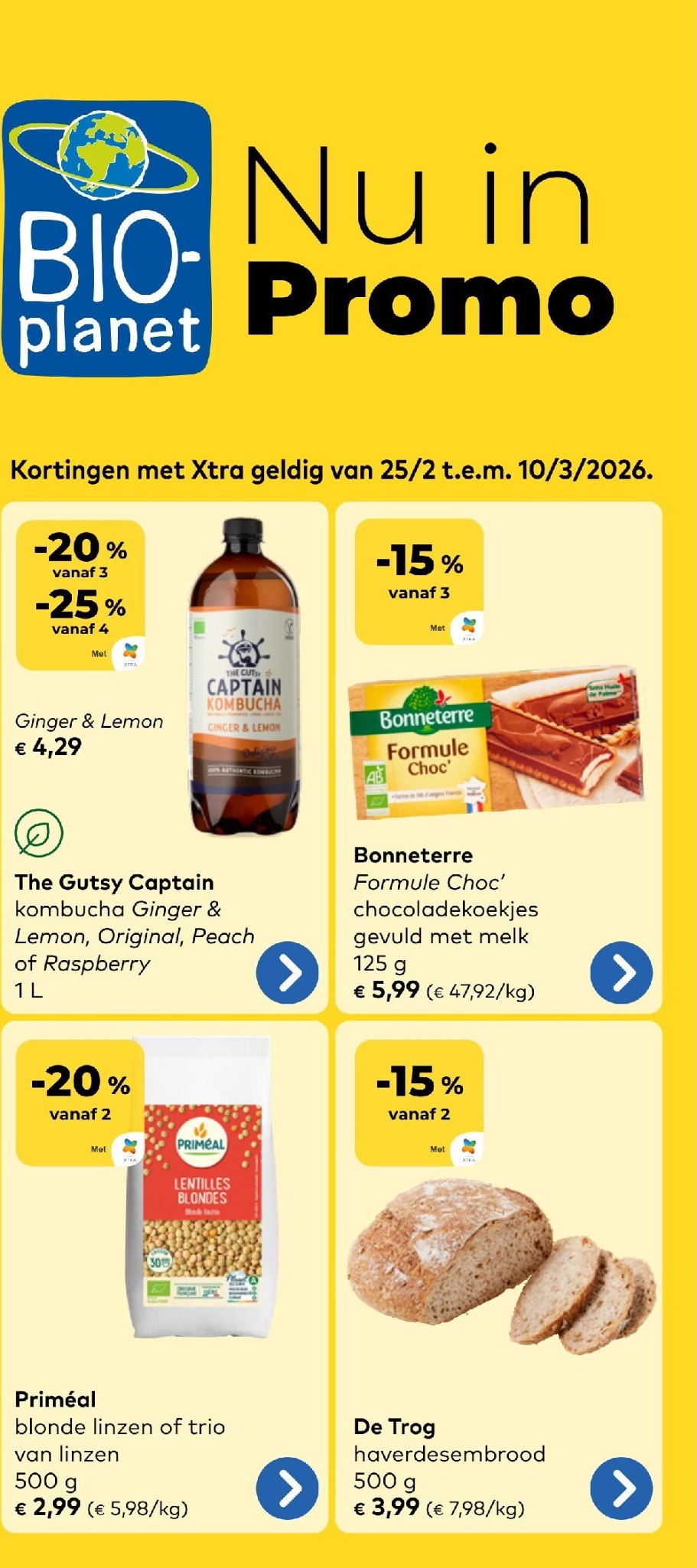 bio-planet - De Bio-Planet folder geldig vanaf 25/02/2026 t/m 10/03/2026 - page: 1