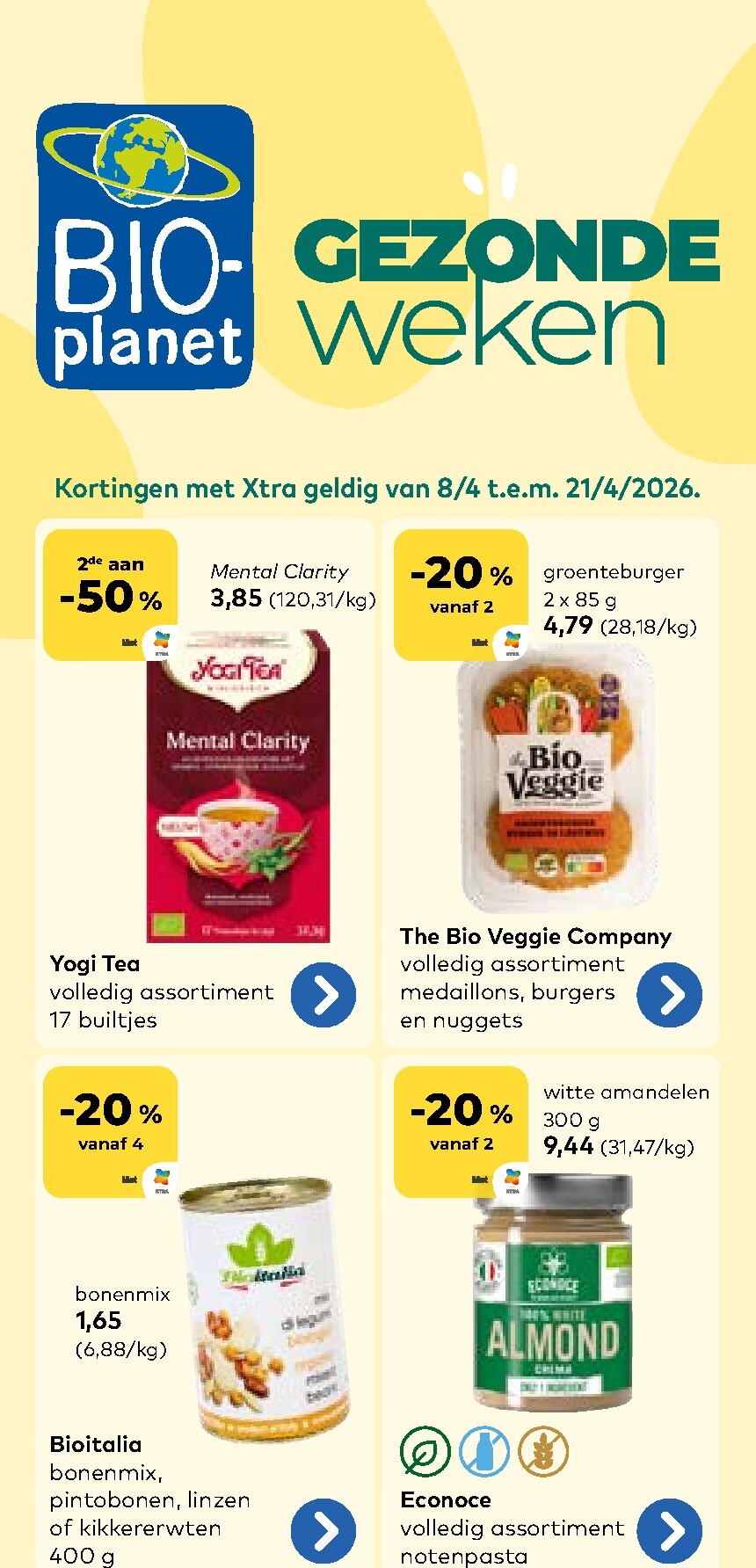 bio-planet - Huidige Bio-Planet folder geldig van woensdag 08/04/2026 tot dinsdag 21/04/2026