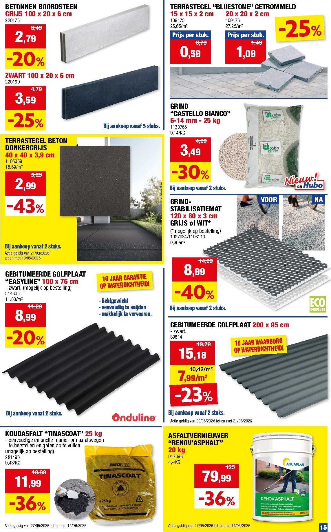 hubo - Huidige Hubo folder geldig van woensdag 03/06/2026 tot zondag 14/06/2026 - page: 16