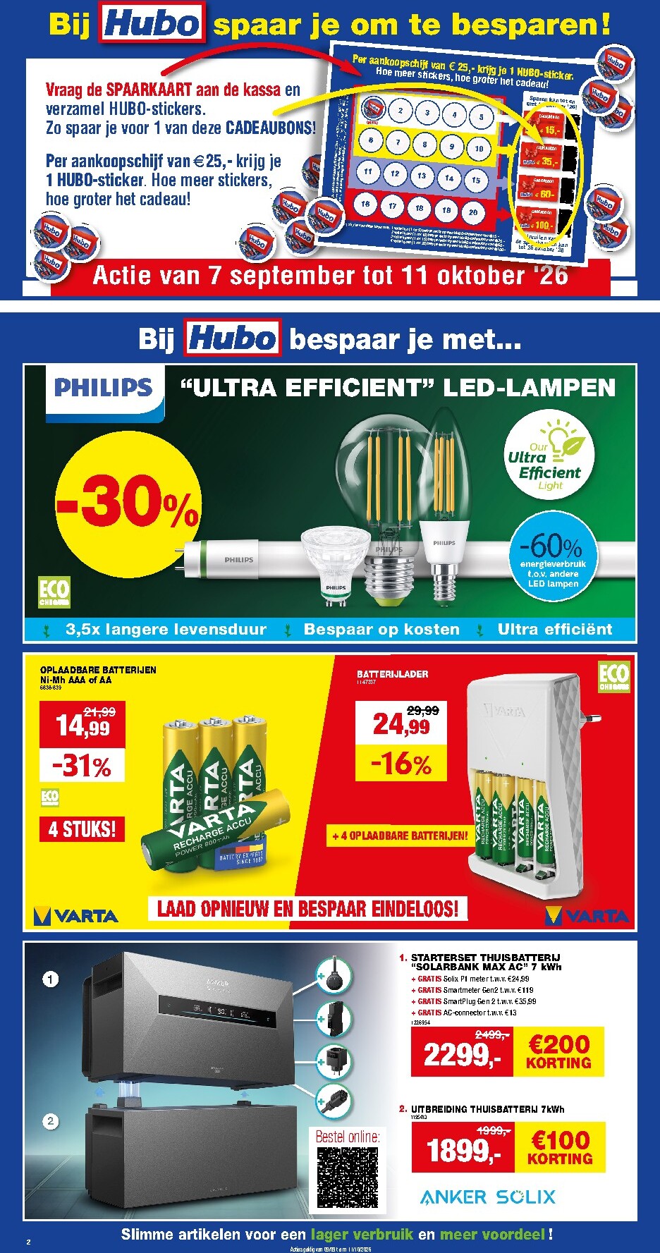hubo - Huidige Hubo folder geldig van woensdag 09/09/2026 tot zondag 20/09/2026 - page: 2