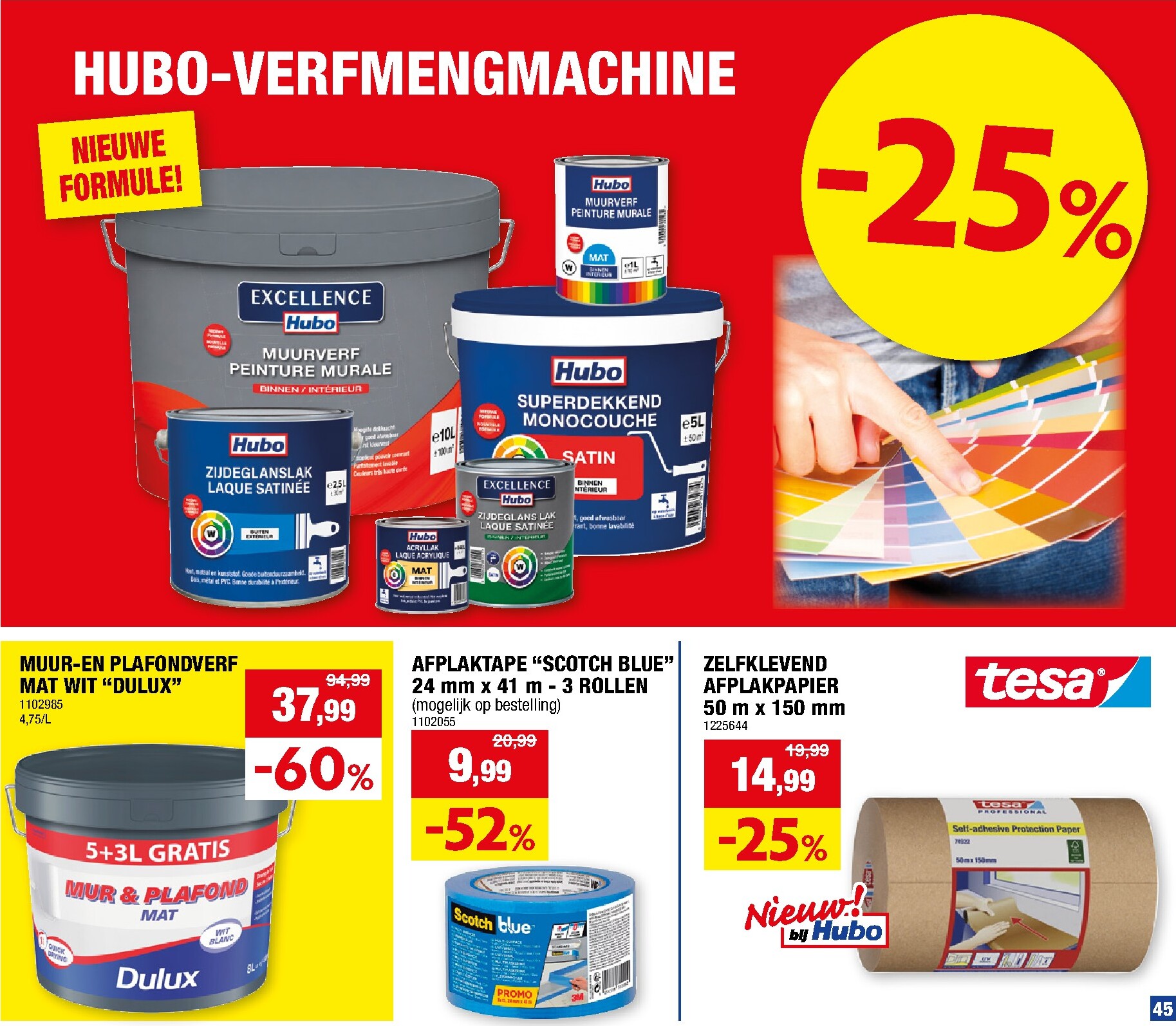 hubo - Huidige Hubo folder geldig van woensdag 23/09/2026 tot zondag 04/10/2026 - page: 45