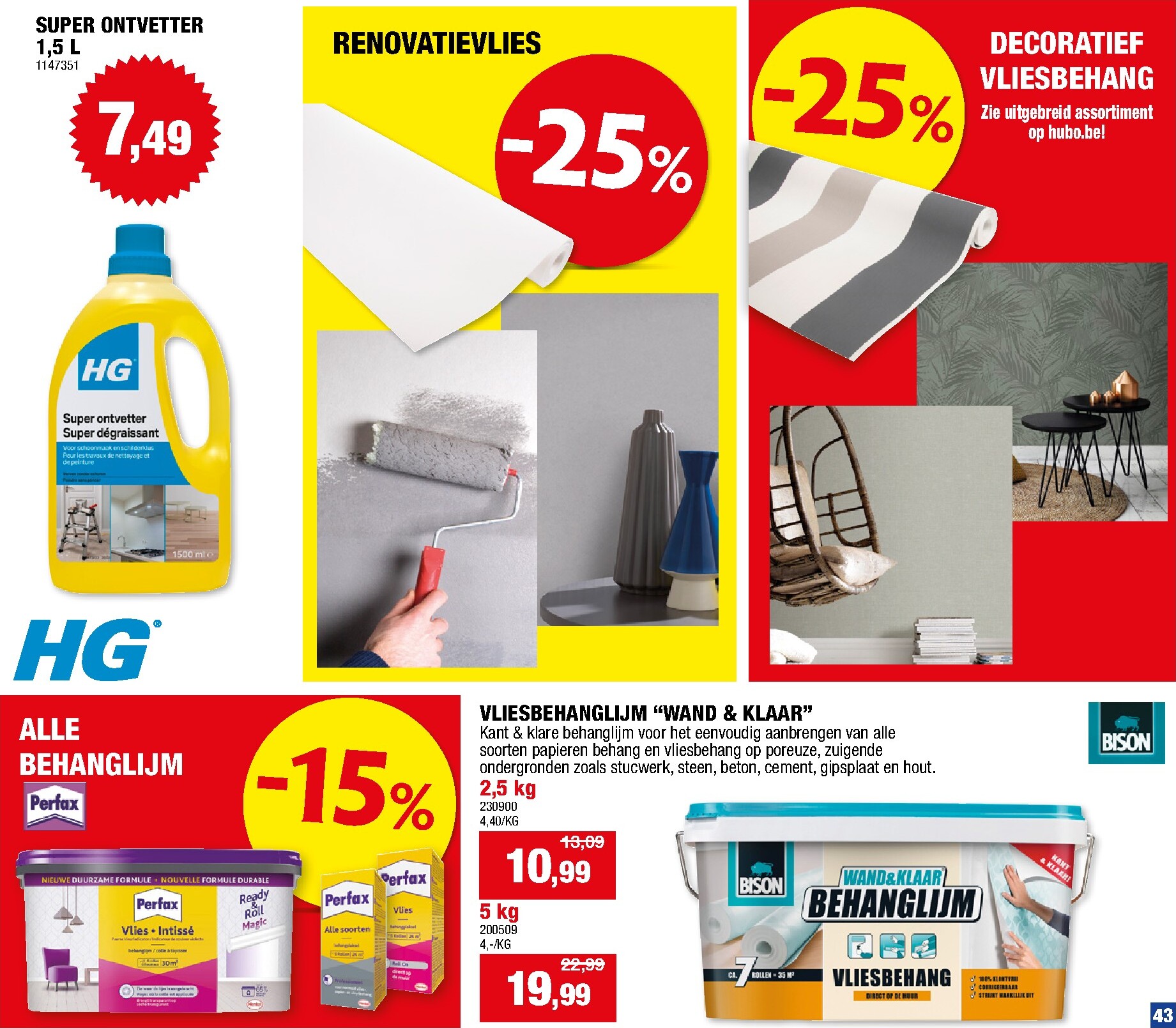 hubo - Huidige Hubo folder geldig van woensdag 23/09/2026 tot zondag 04/10/2026 - page: 43