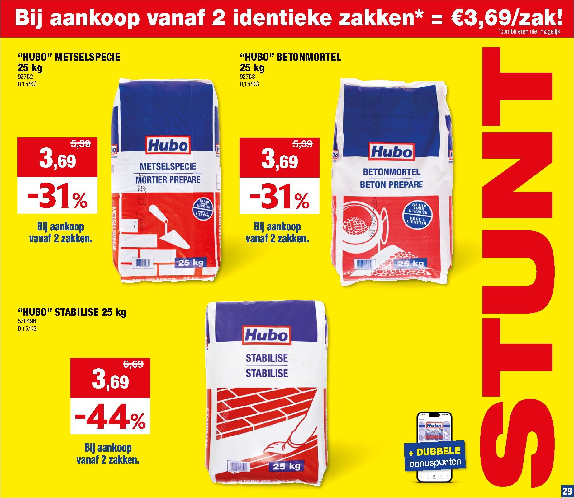 hubo - Huidige Hubo folder geldig van woensdag 23/09/2026 tot zondag 04/10/2026 - page: 29